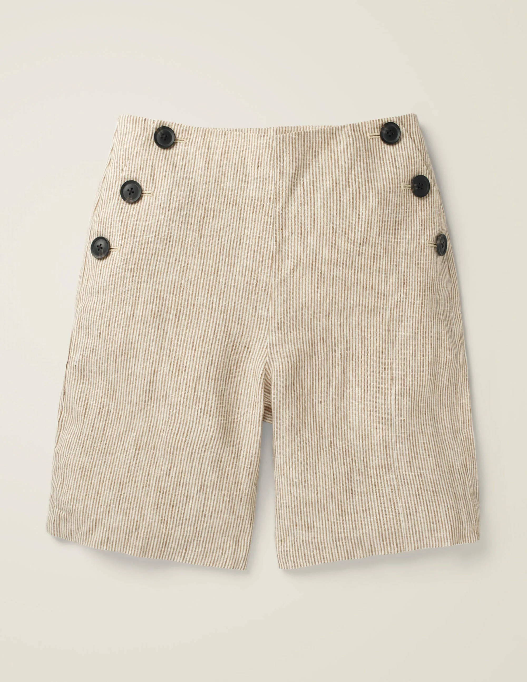 Falmouth Linen Shorts-Ticking Stripe - Image 8