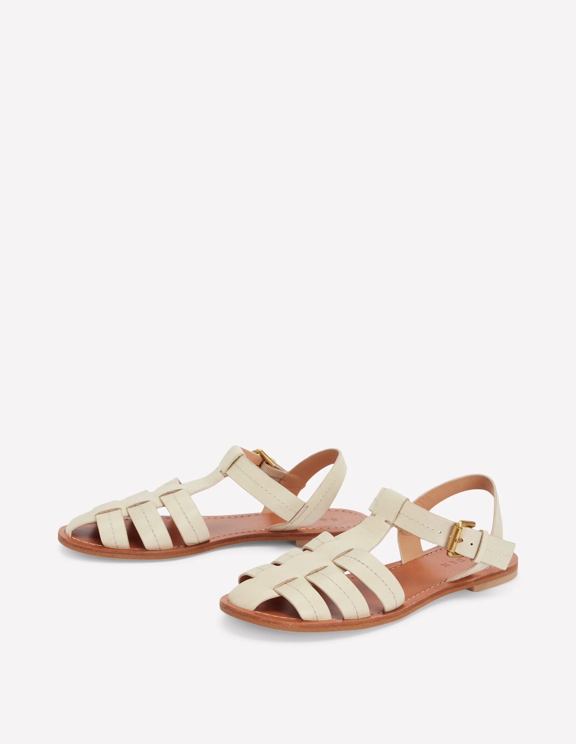 Fisherman Flat Sandals-Ecru - Image 3