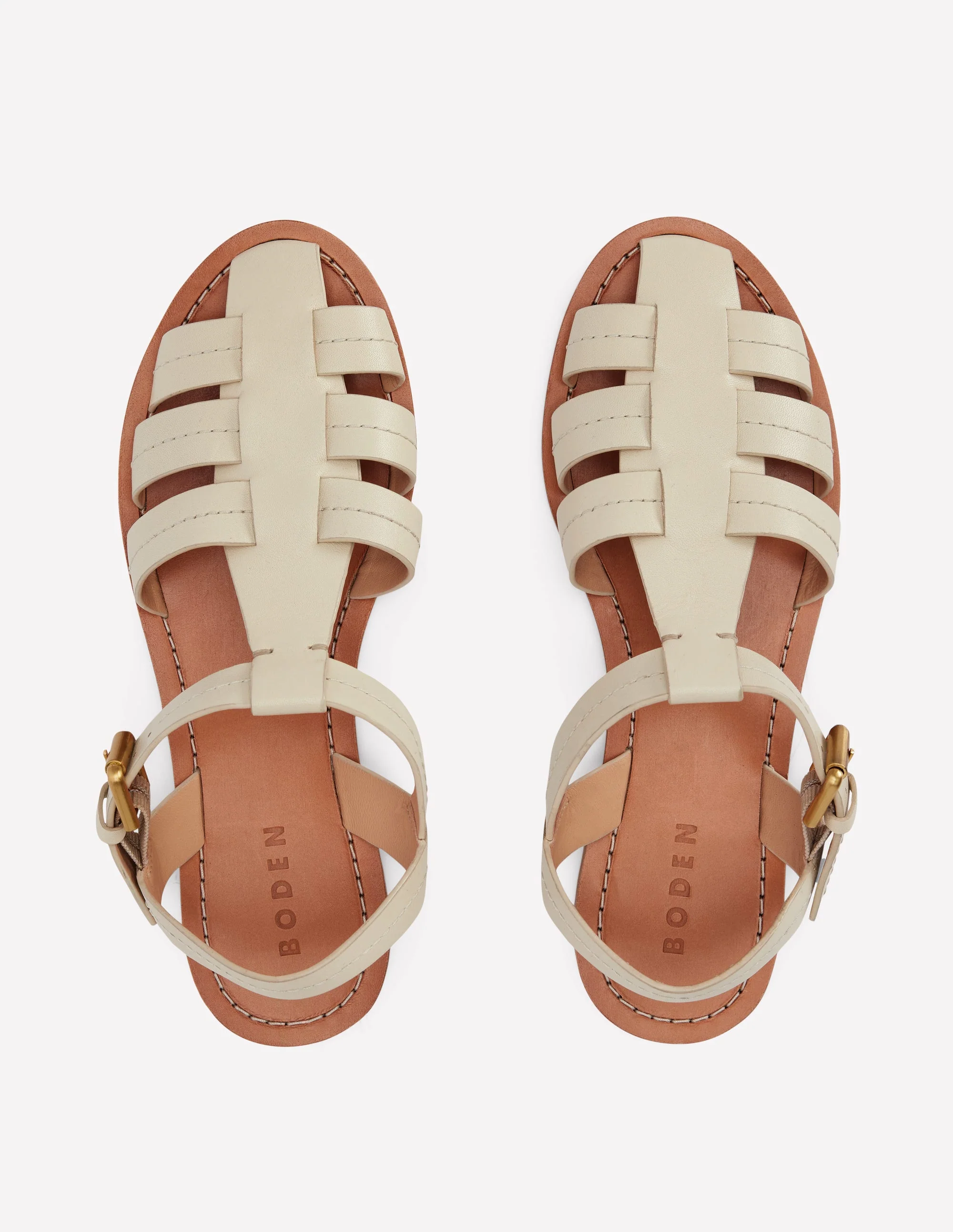 Fisherman Flat Sandals-Ecru - Image 5