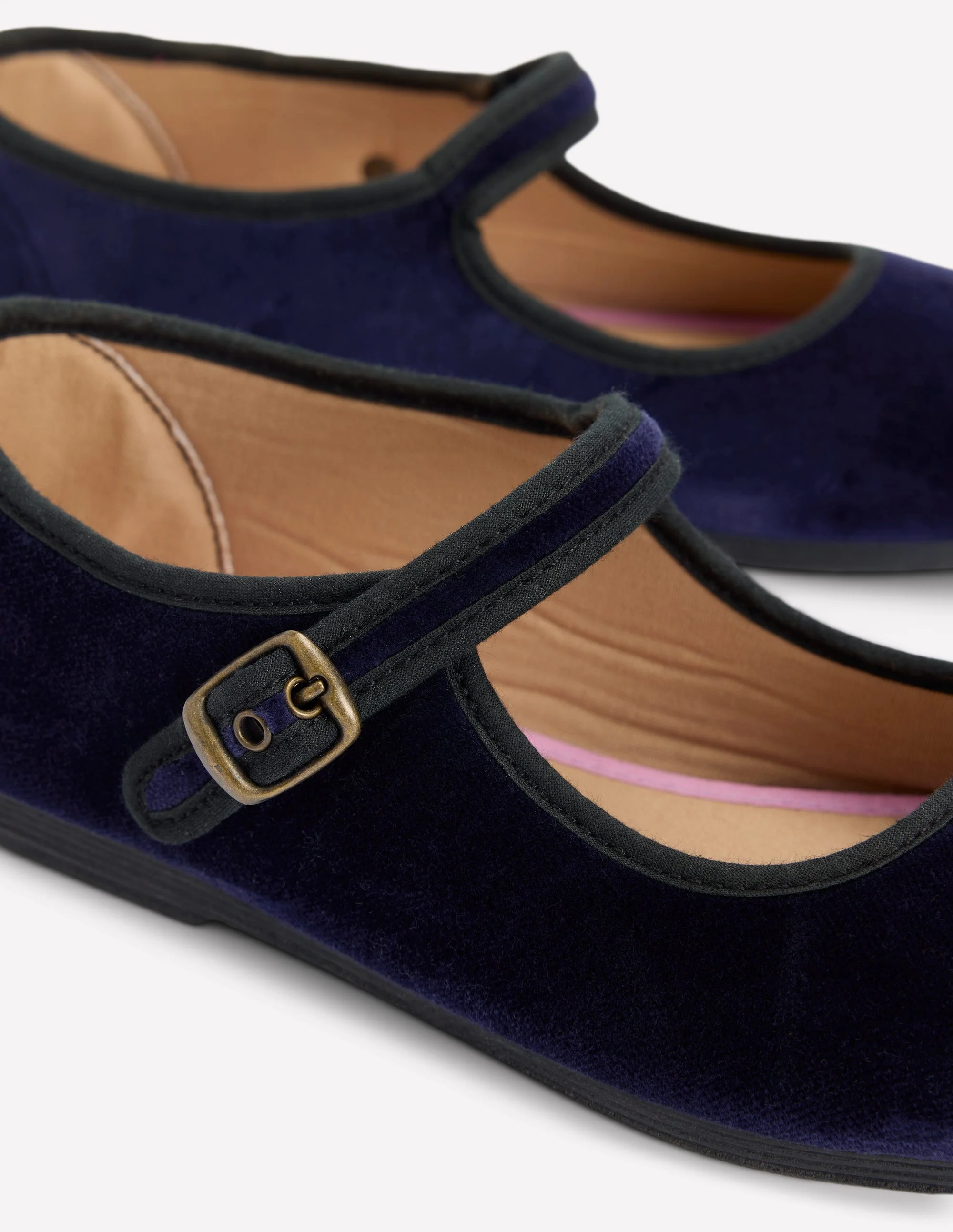 Flexi Mary Jane-Navy Velvet - Image 4