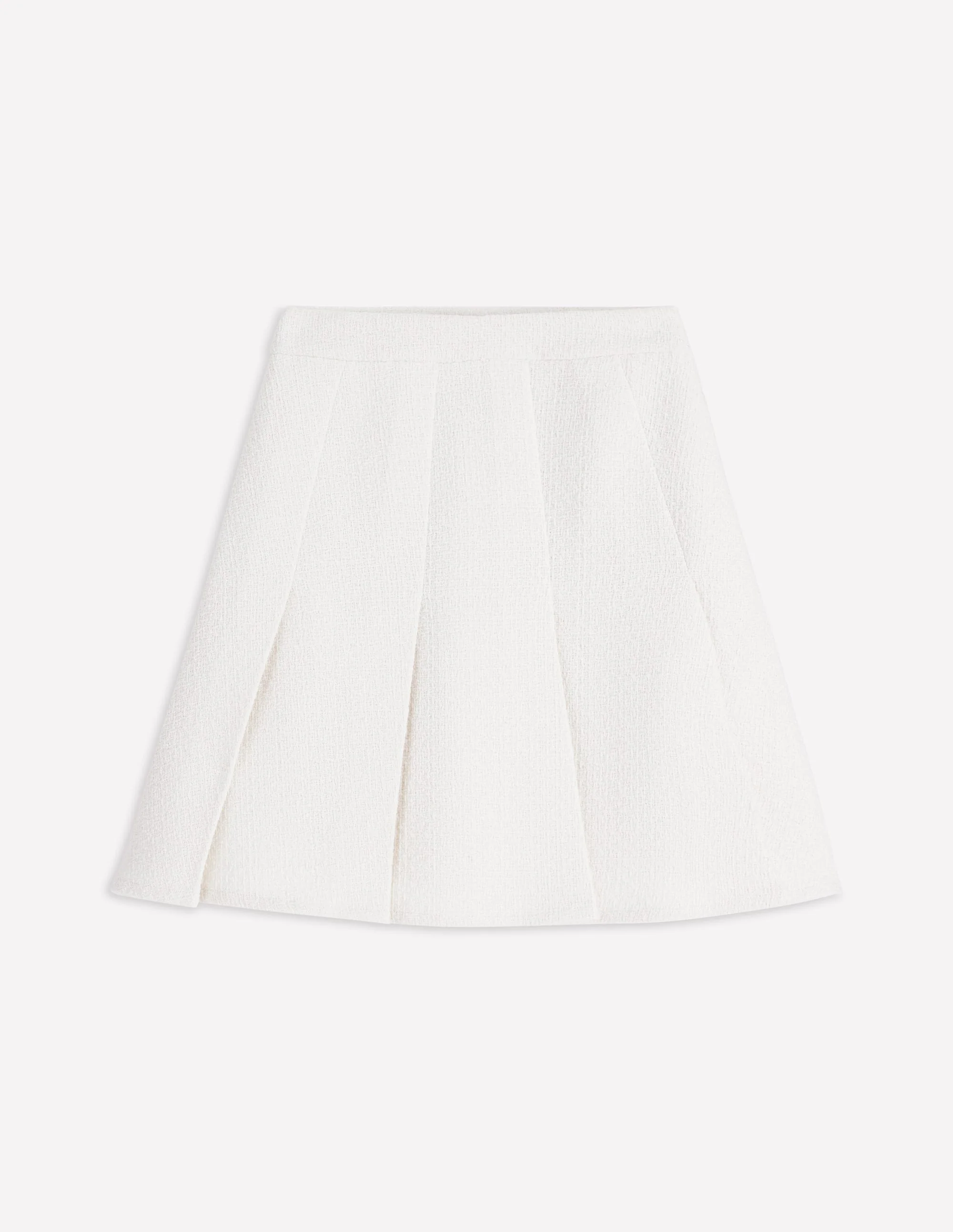 Flippy Textured Skirt-White - Image 6