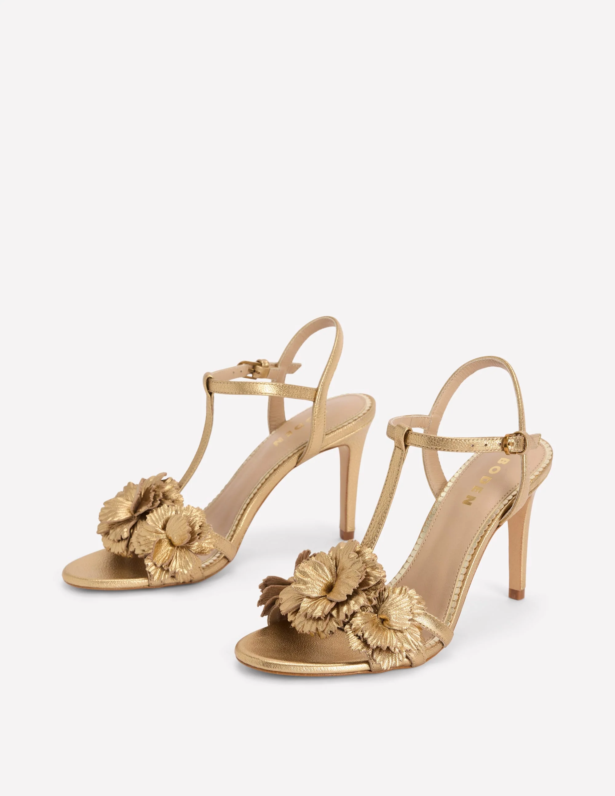 Flower Sandals-Gold - Image 3