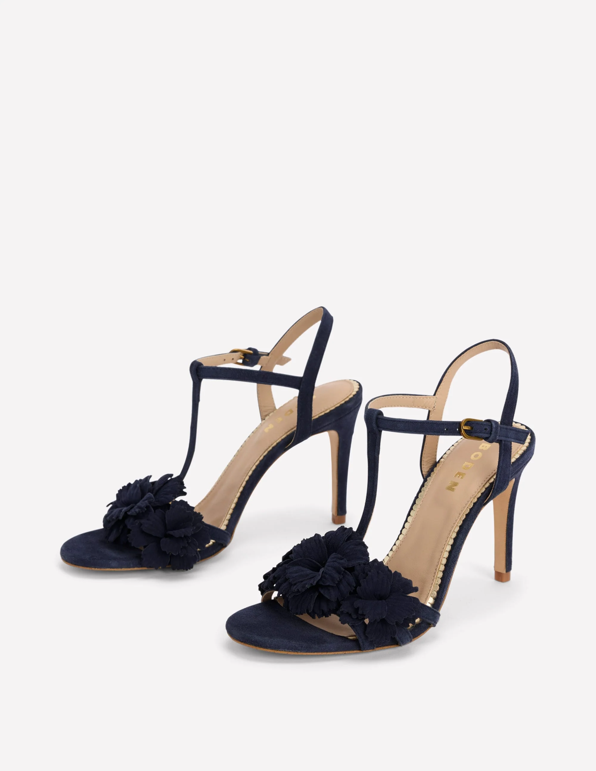 Flower Sandals-Navy - Image 3