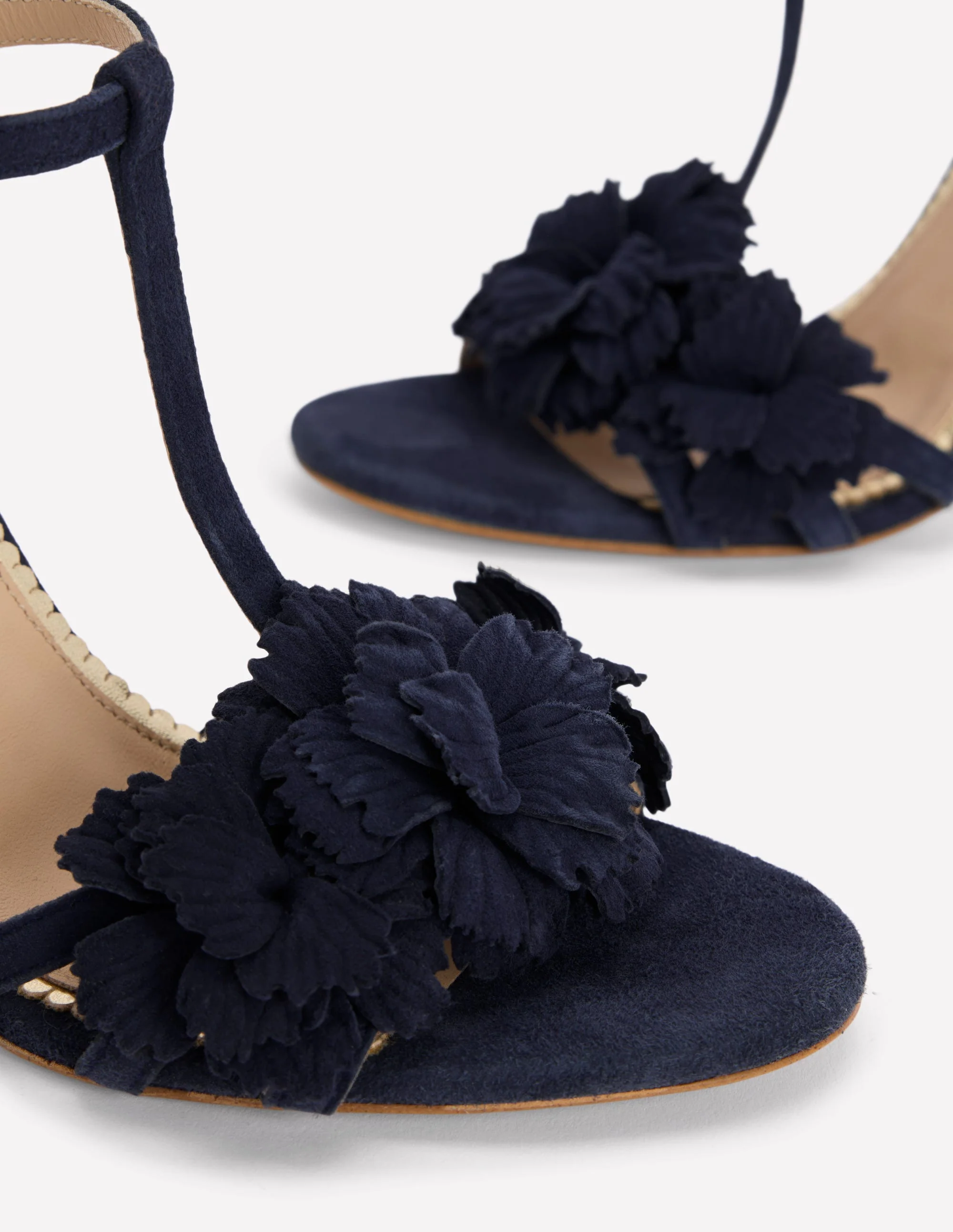 Flower Sandals-Navy - Image 4