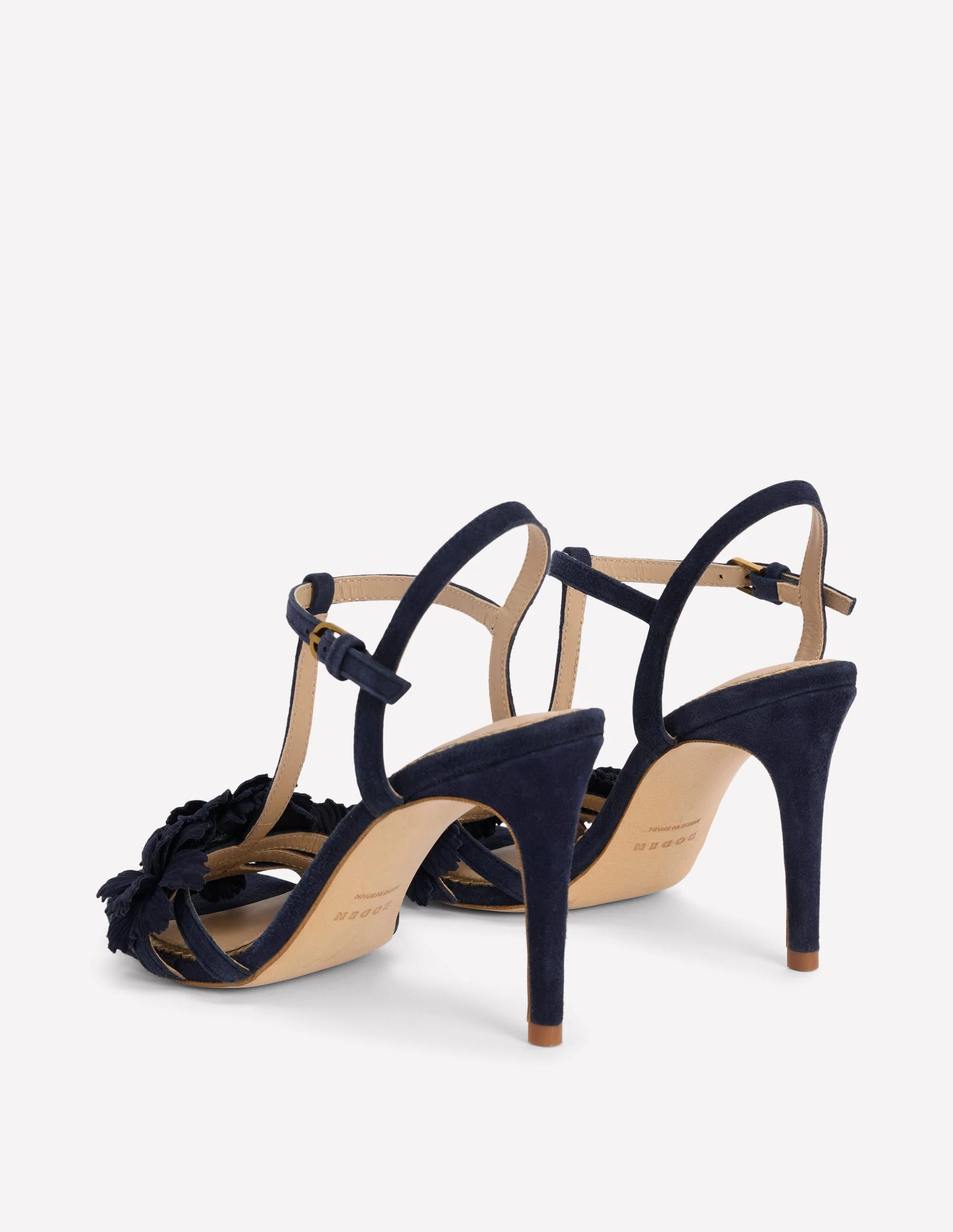 Flower Sandals-Navy - Image 5