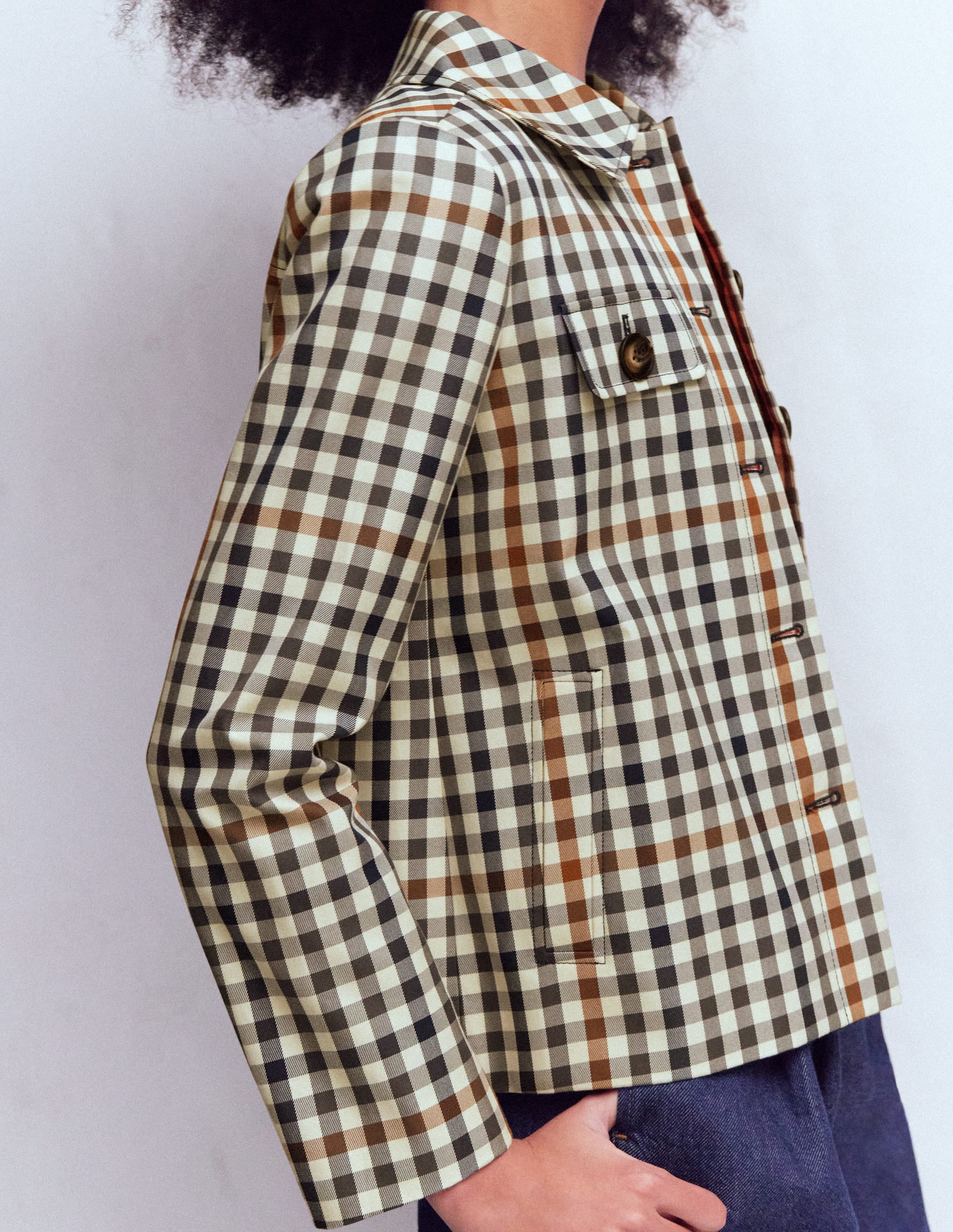 Gloucester Mac-Grey, Brown Multigingham - Image 2