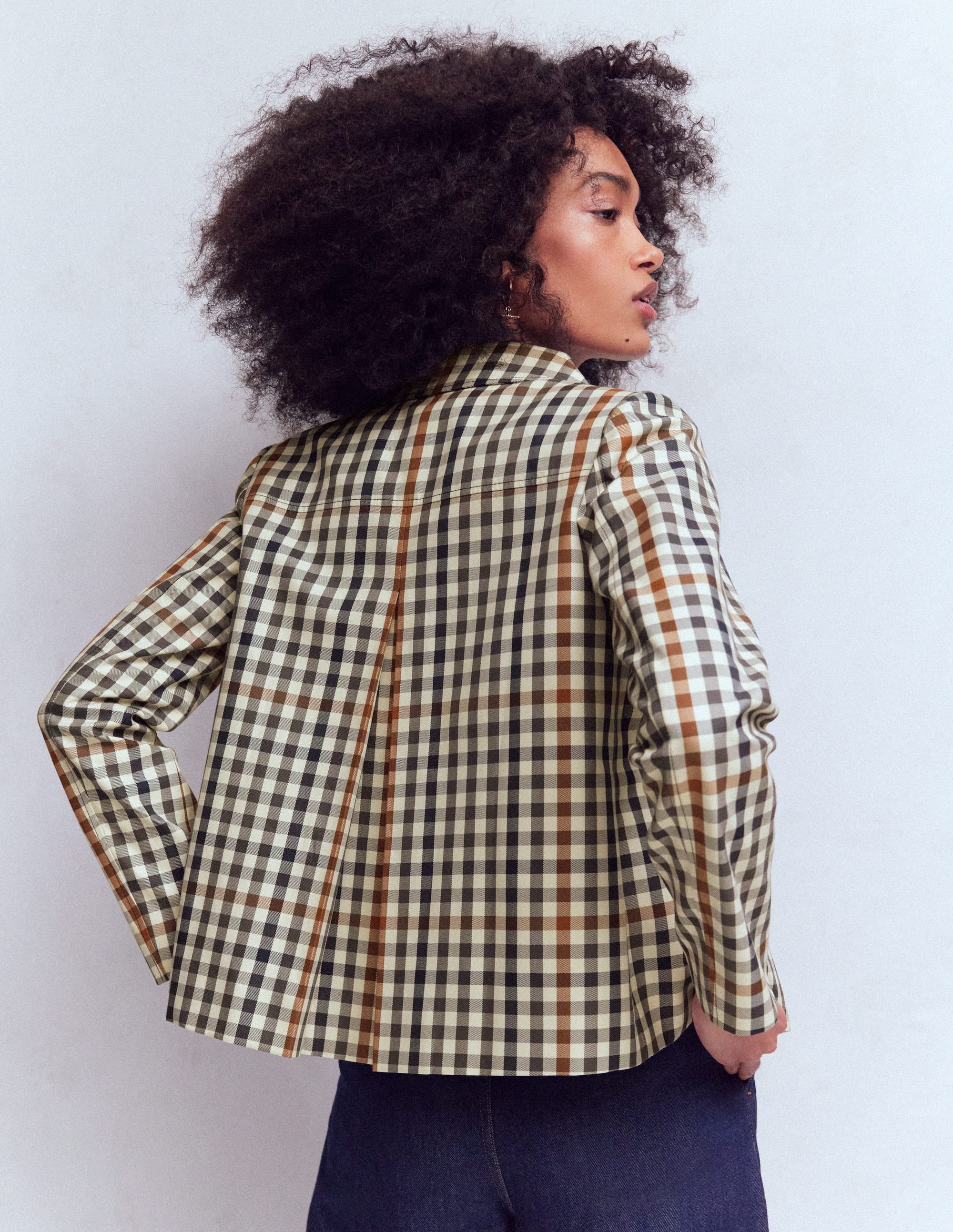Gloucester Mac-Grey, Brown Multigingham - Image 3