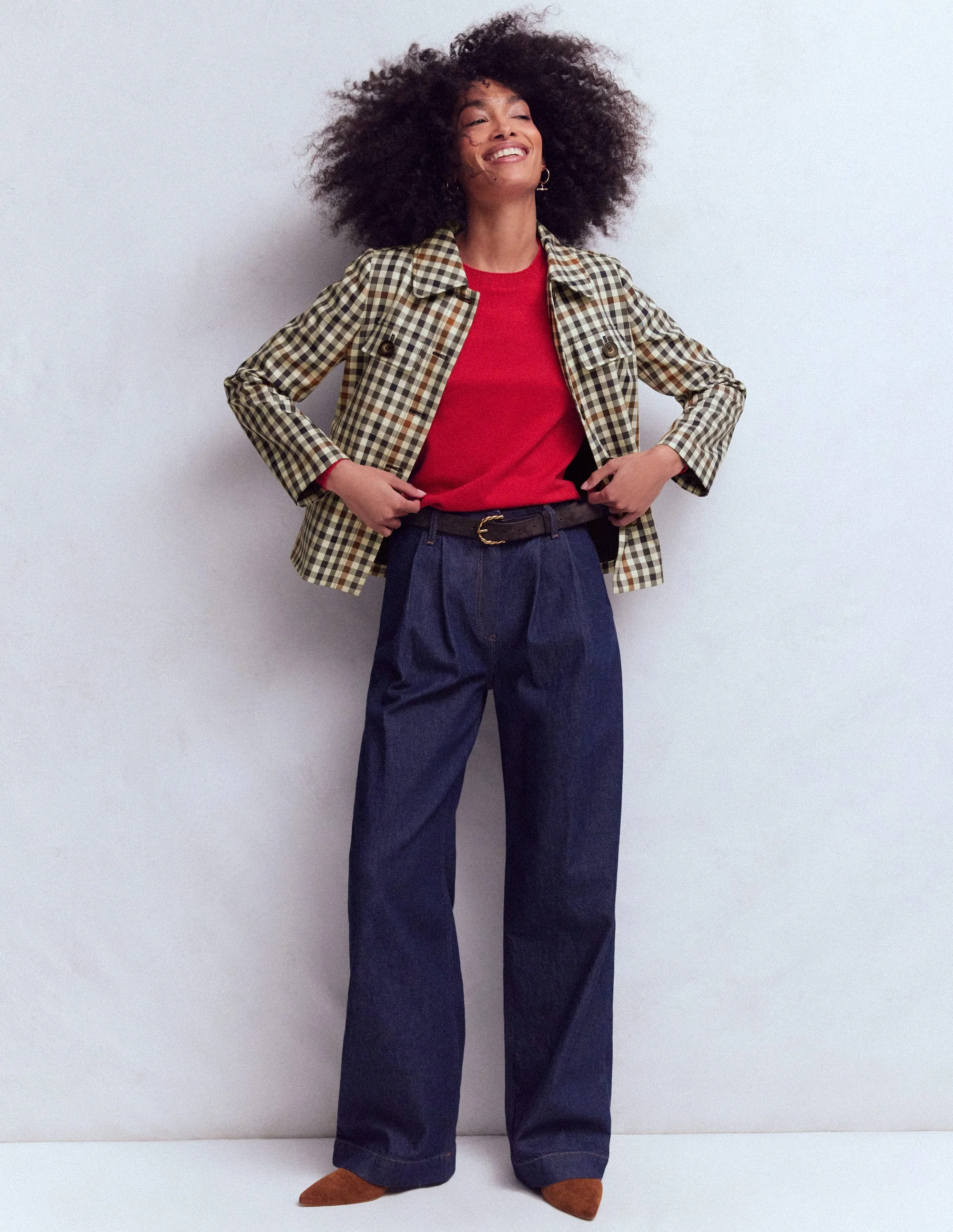 Gloucester Mac-Grey, Brown Multigingham - Image 4