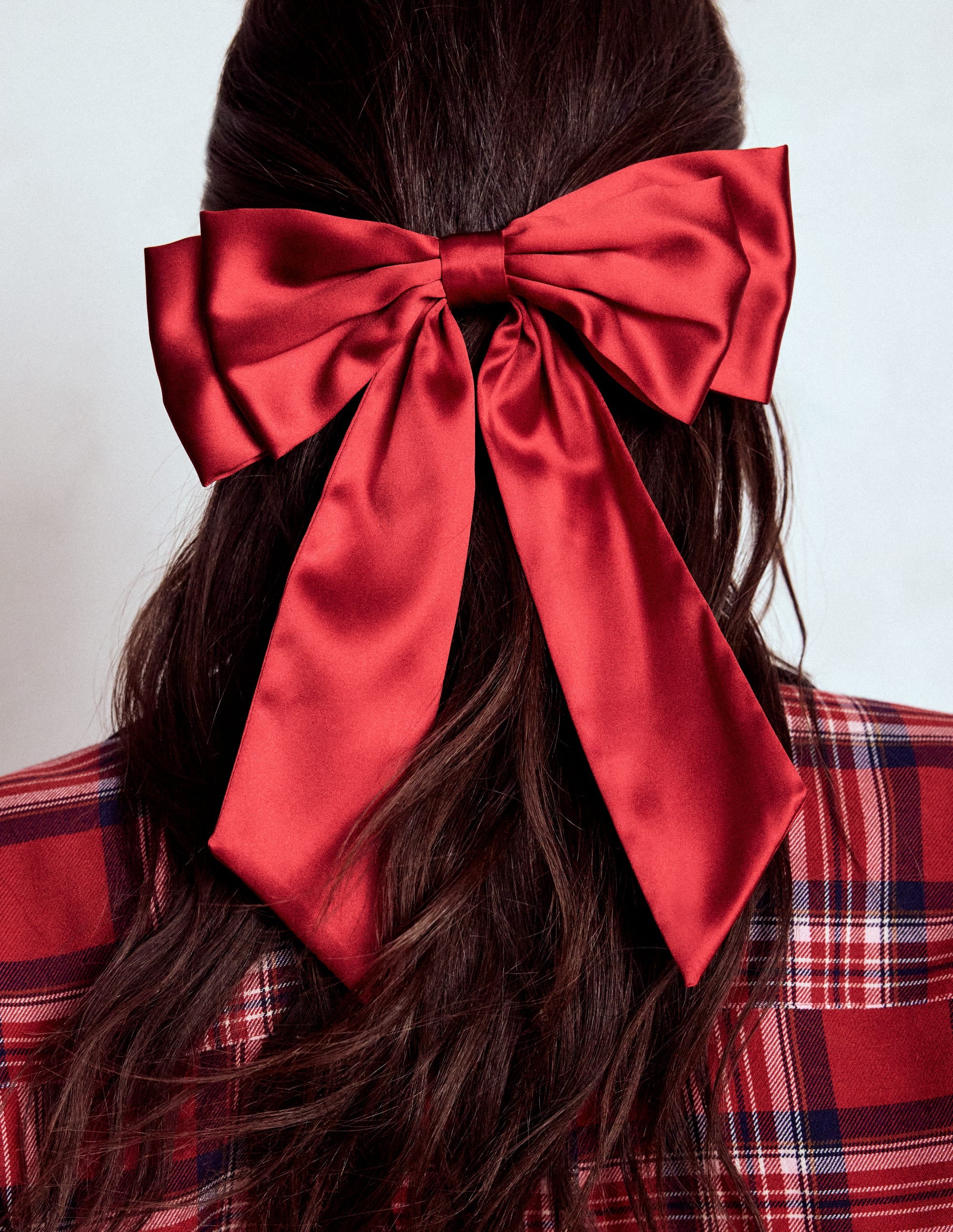 Hair Bow-Red - Image 2