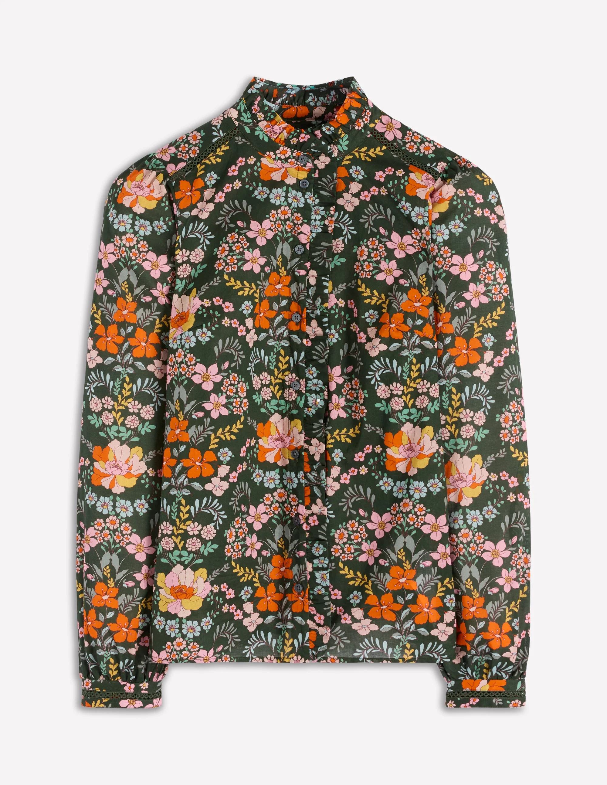 Helena Cotton Top-Forest, Flourishing Garden - Image 6