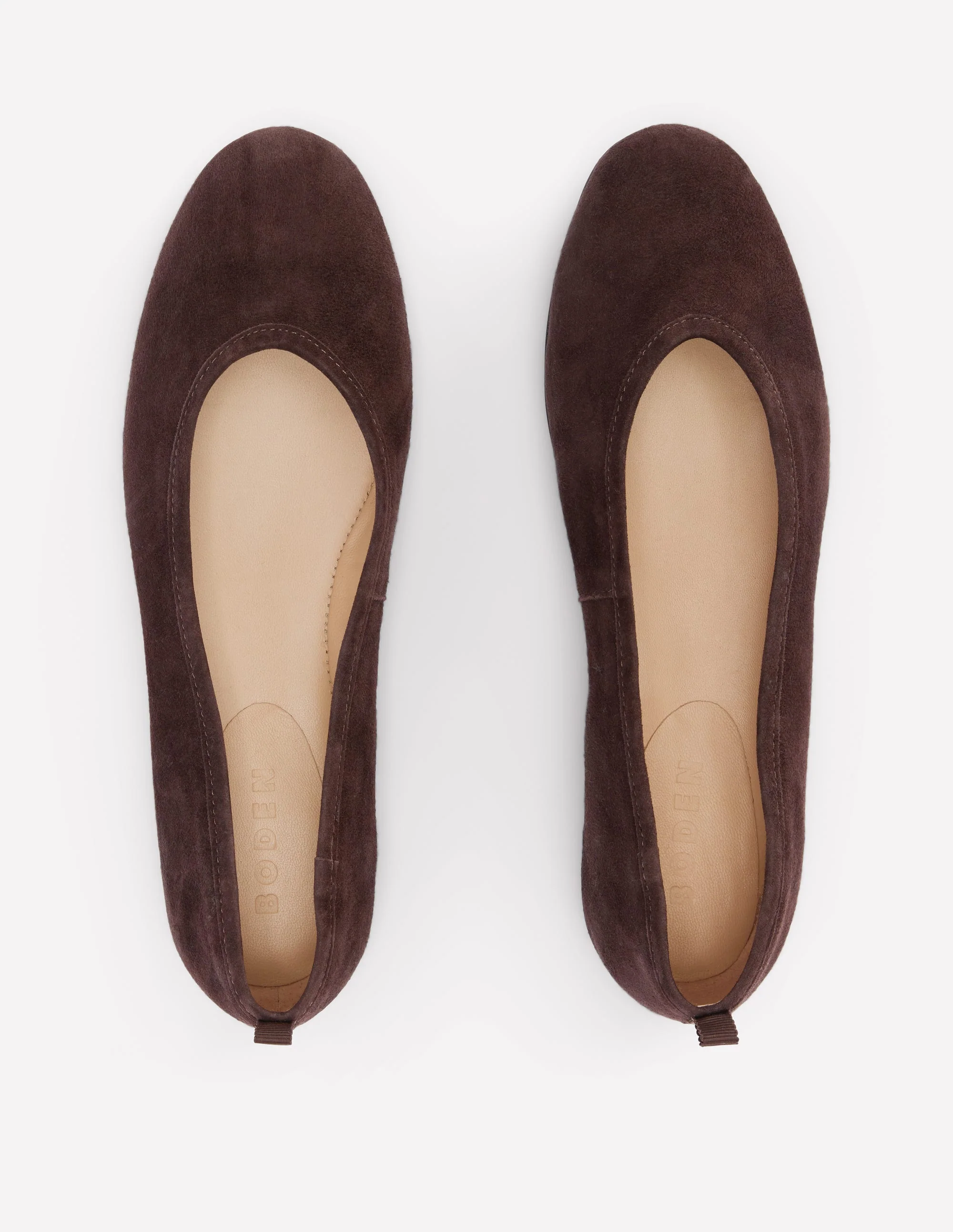 High Cut Ballet Flats-Bitter Chocolate - Image 6