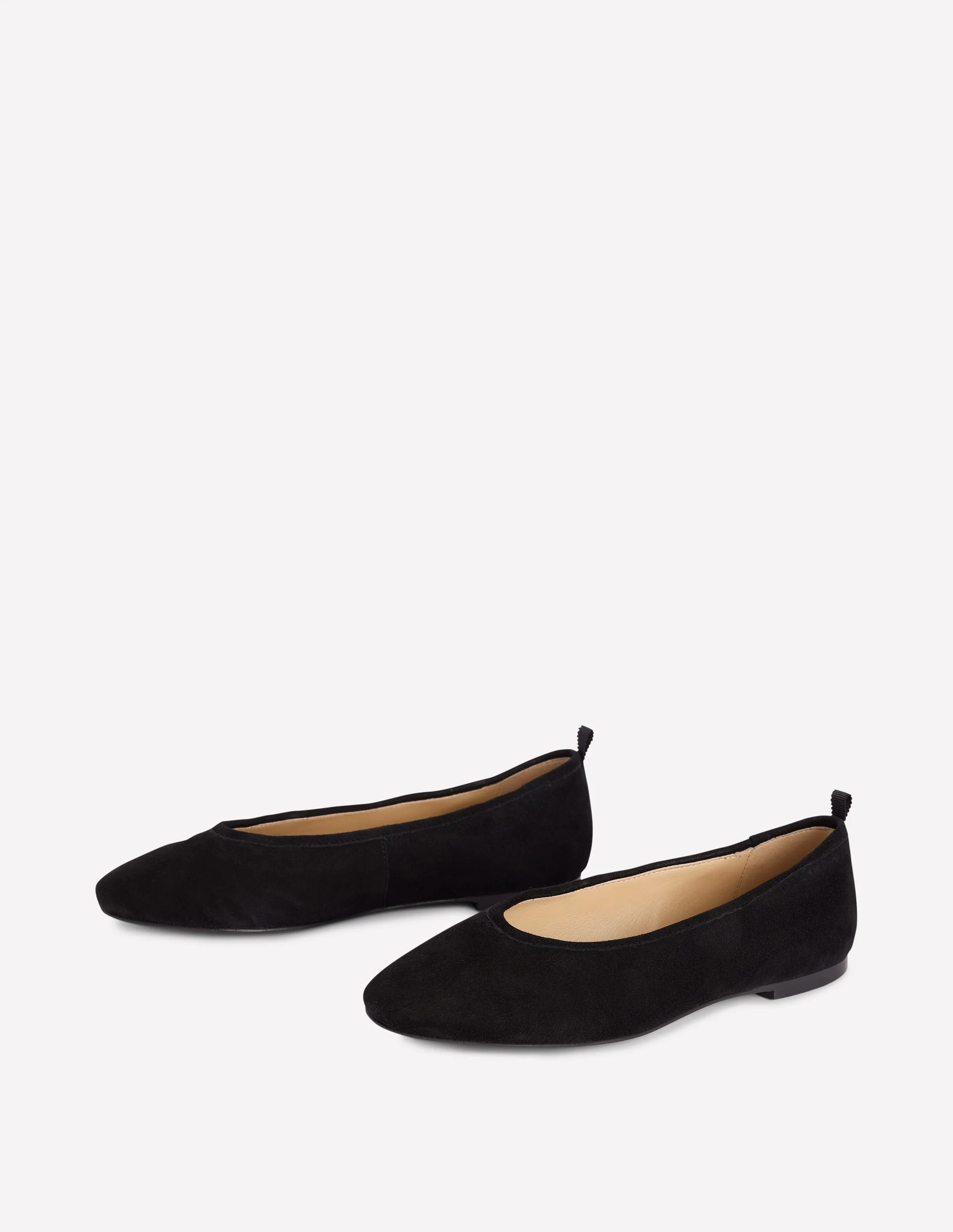 High Cut Ballet Flats-Black - Image 3