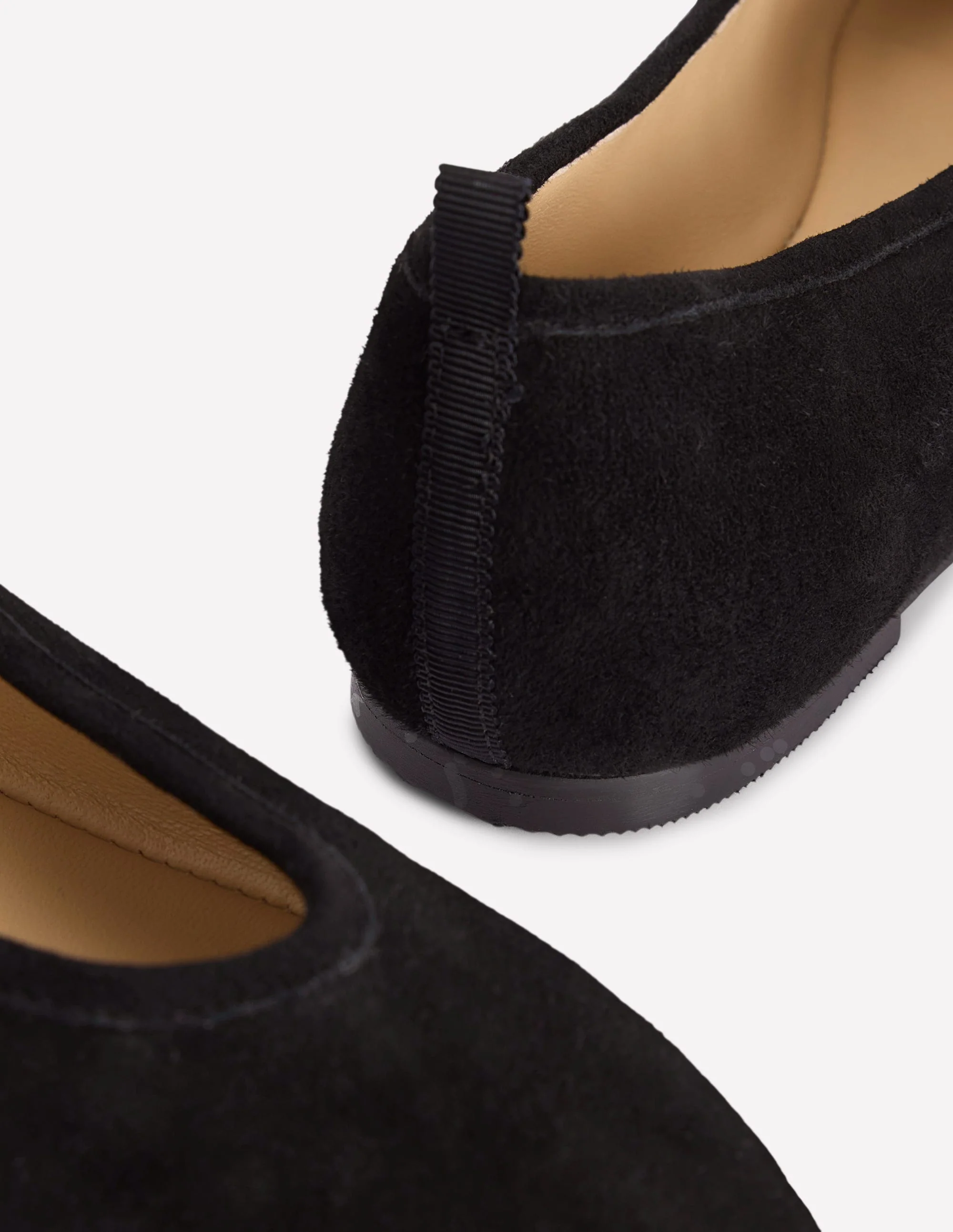 High Cut Ballet Flats-Black - Image 4