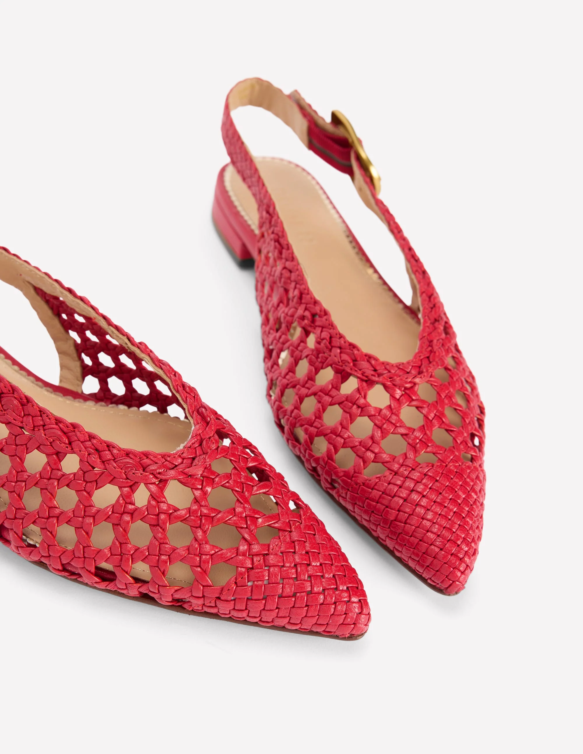 High Cut Flat Point-Red Weave - Image 4
