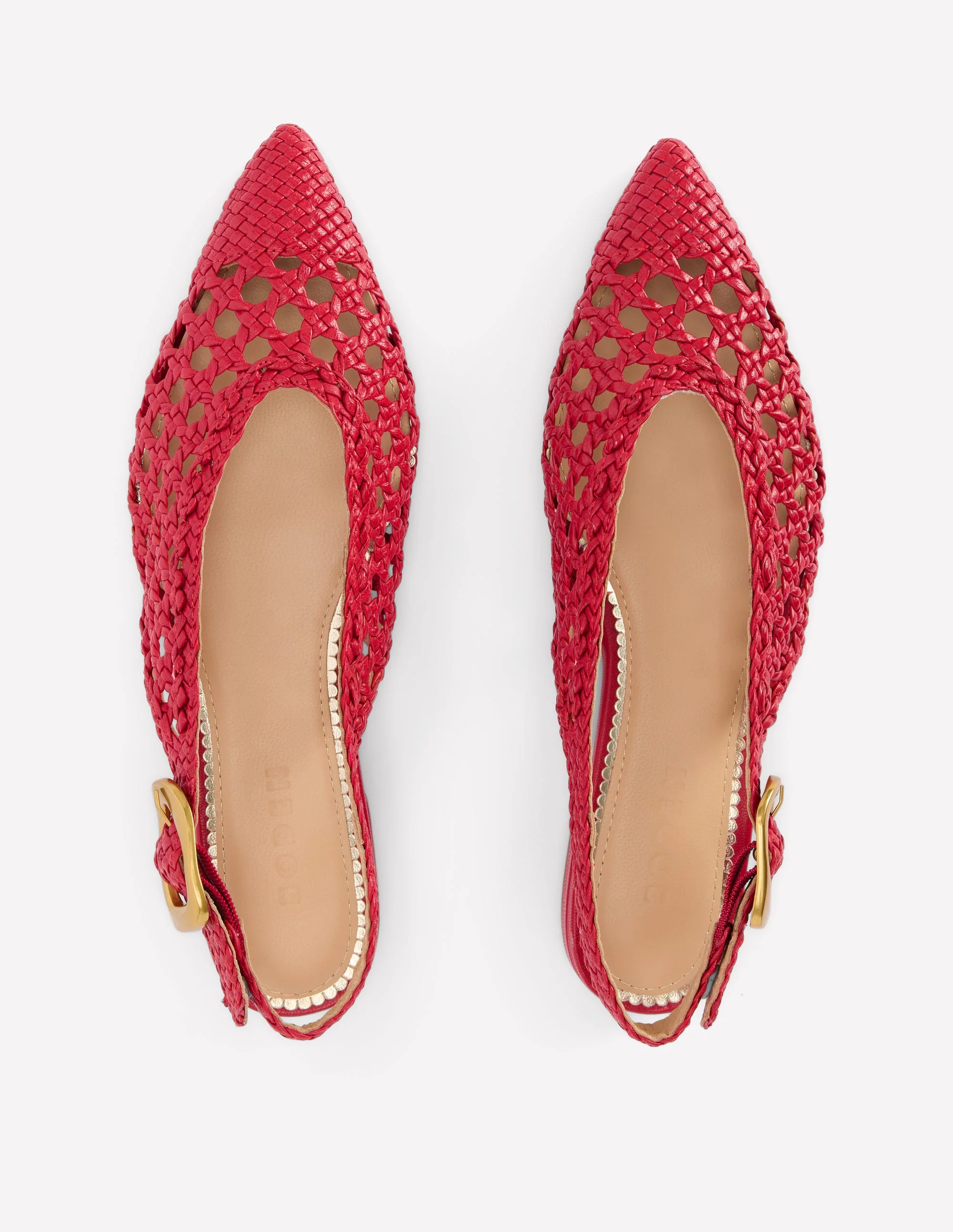 High Cut Flat Point-Red Weave - Image 5
