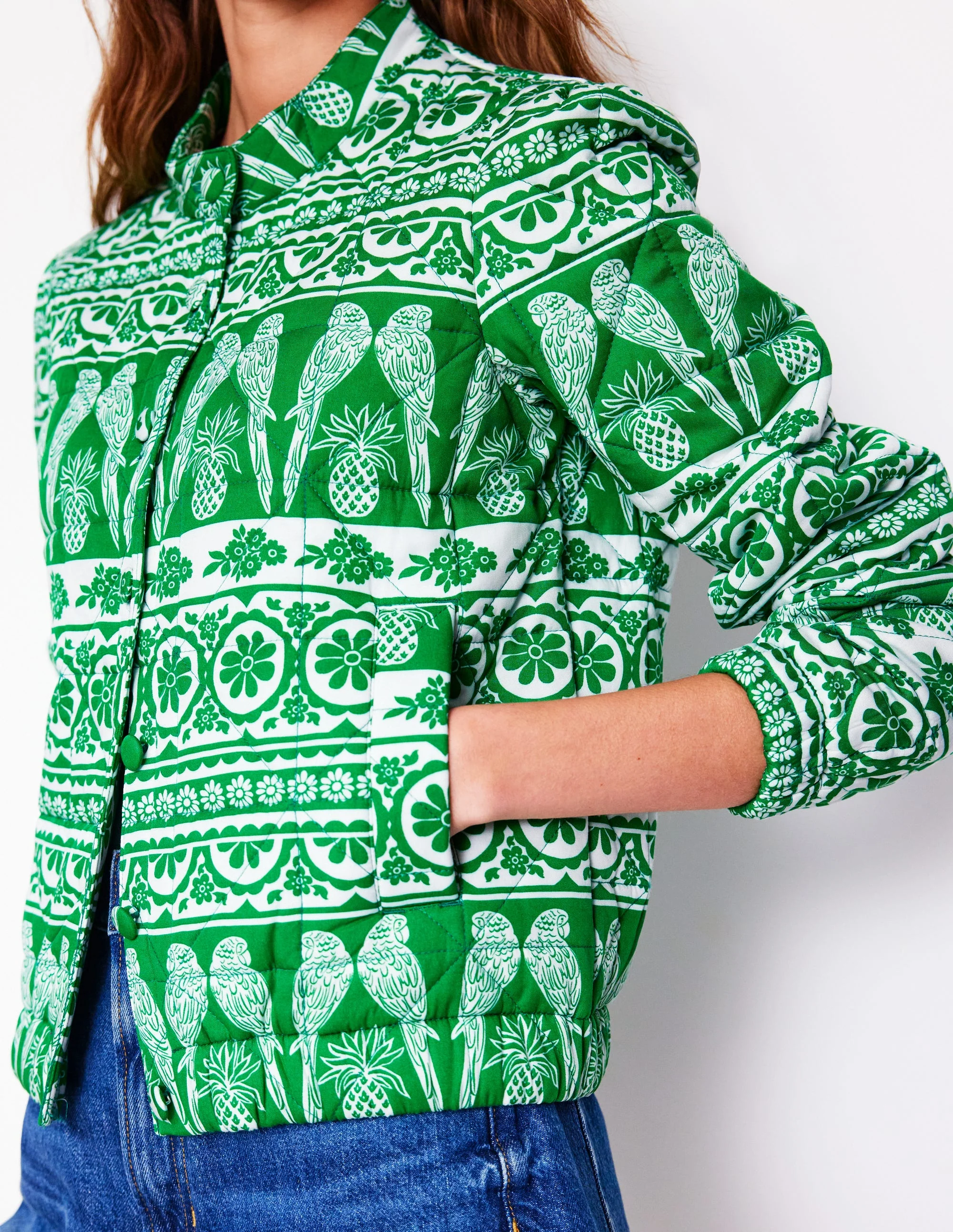 Highbury Quilted Jacket-Ornate Tropics - Image 2