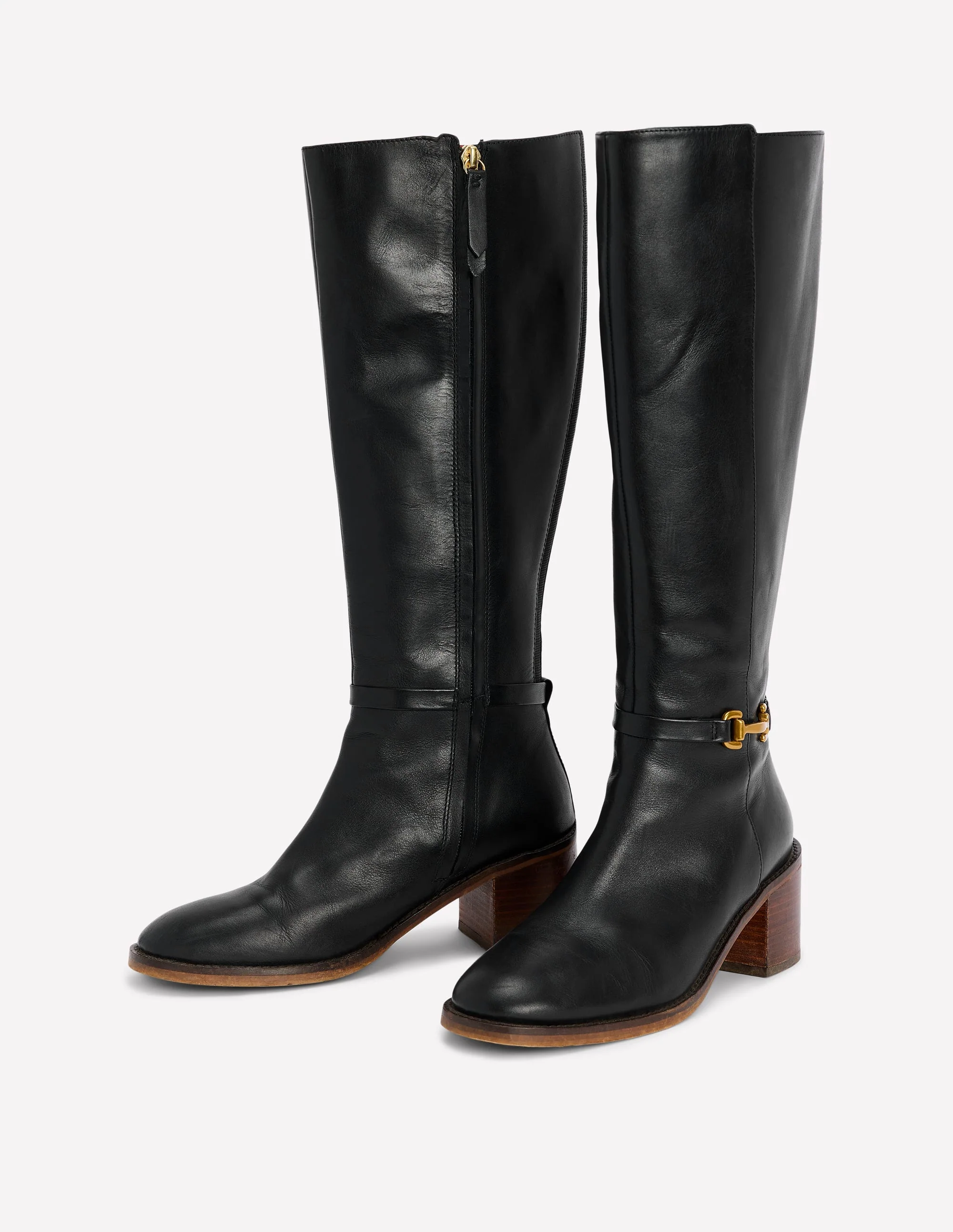 Iris Snaffle Heel Boot-Black - Image 3
