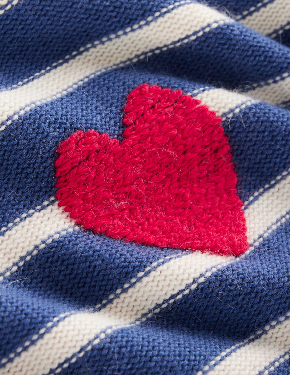 Isa Embroidered Jumper-Delft Blue Hearts - Image 6