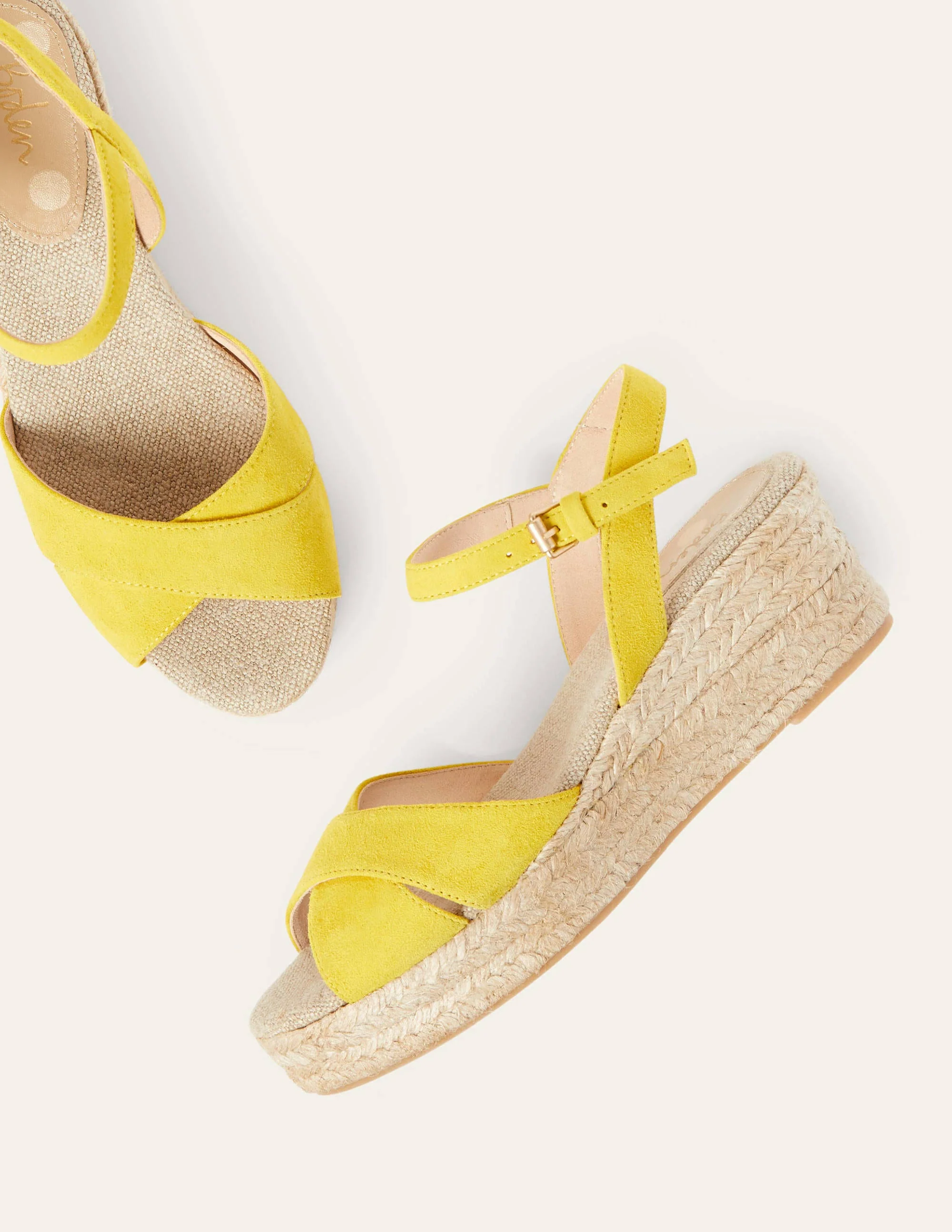 Jasmine Espadrille Wedges-Chartreuse