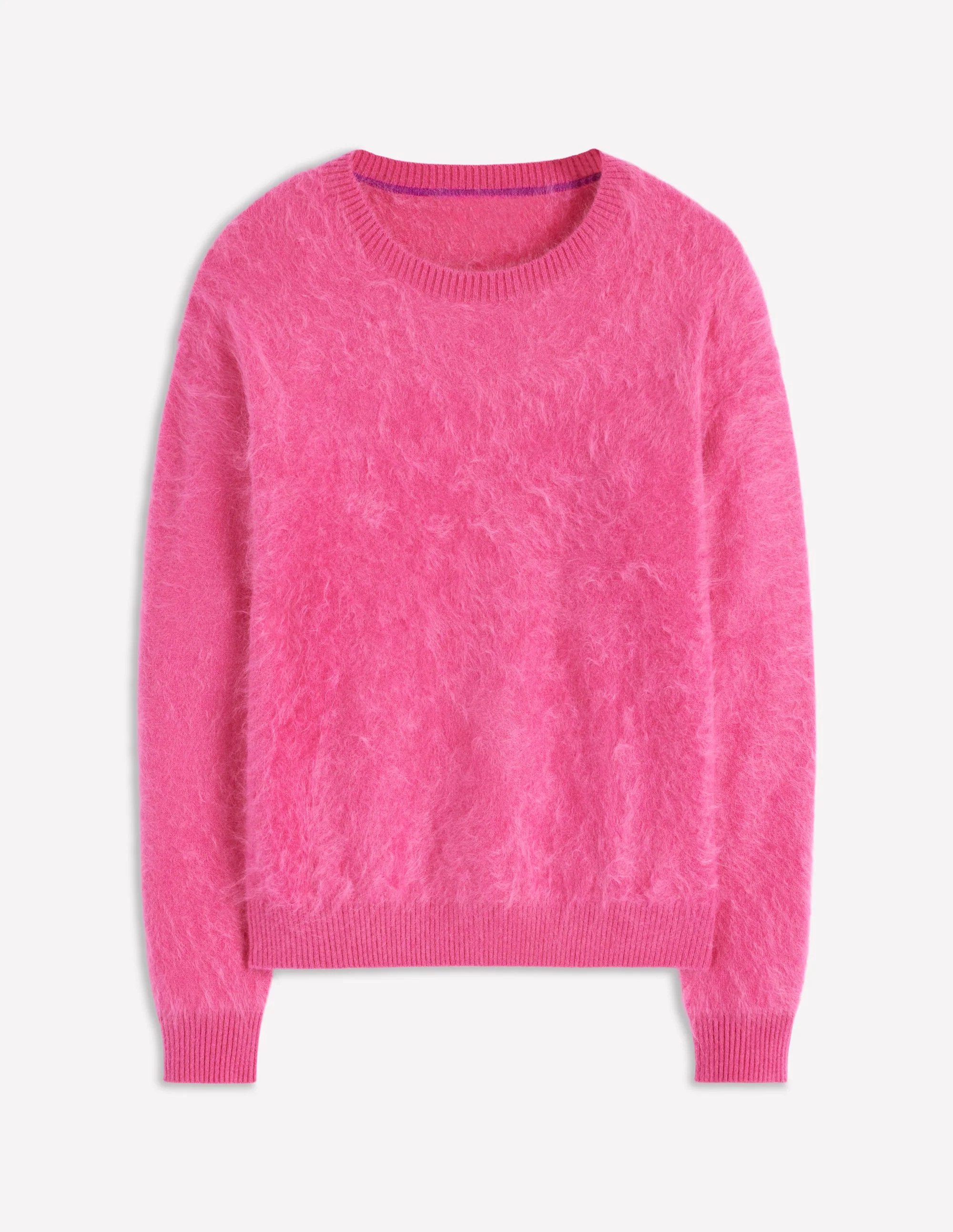 Kat Brushed Cashmere Jumper-Pink Peony - Image 6