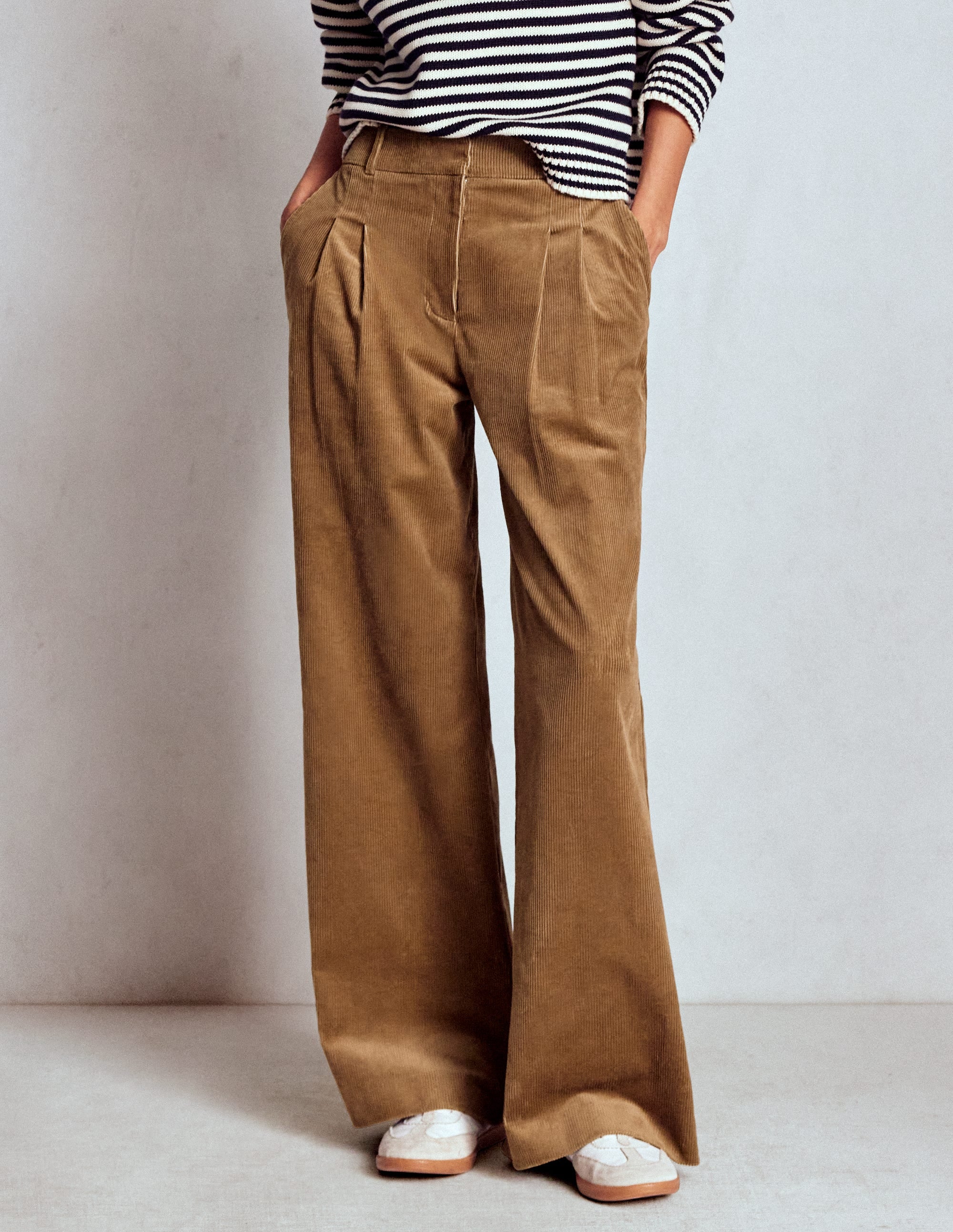 Kensington Cord Trousers-Latte - Image 4