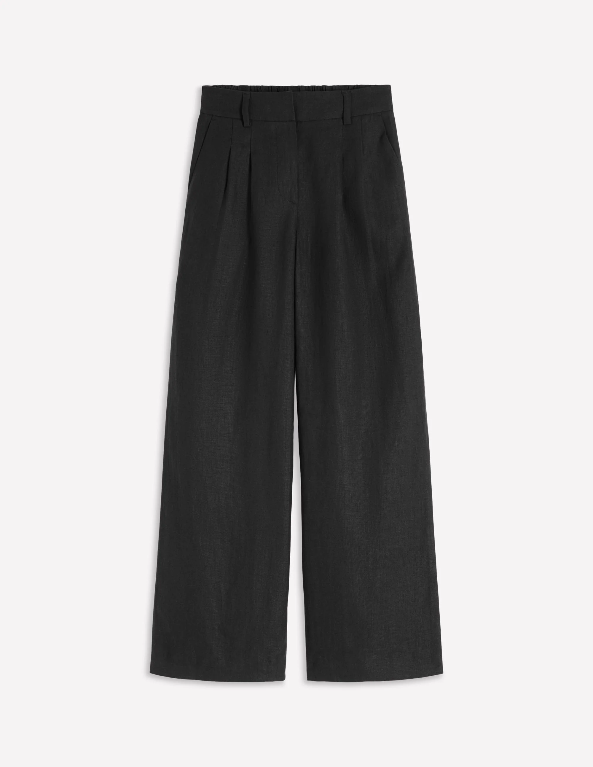 Kensington Linen Trousers-Black - Image 6
