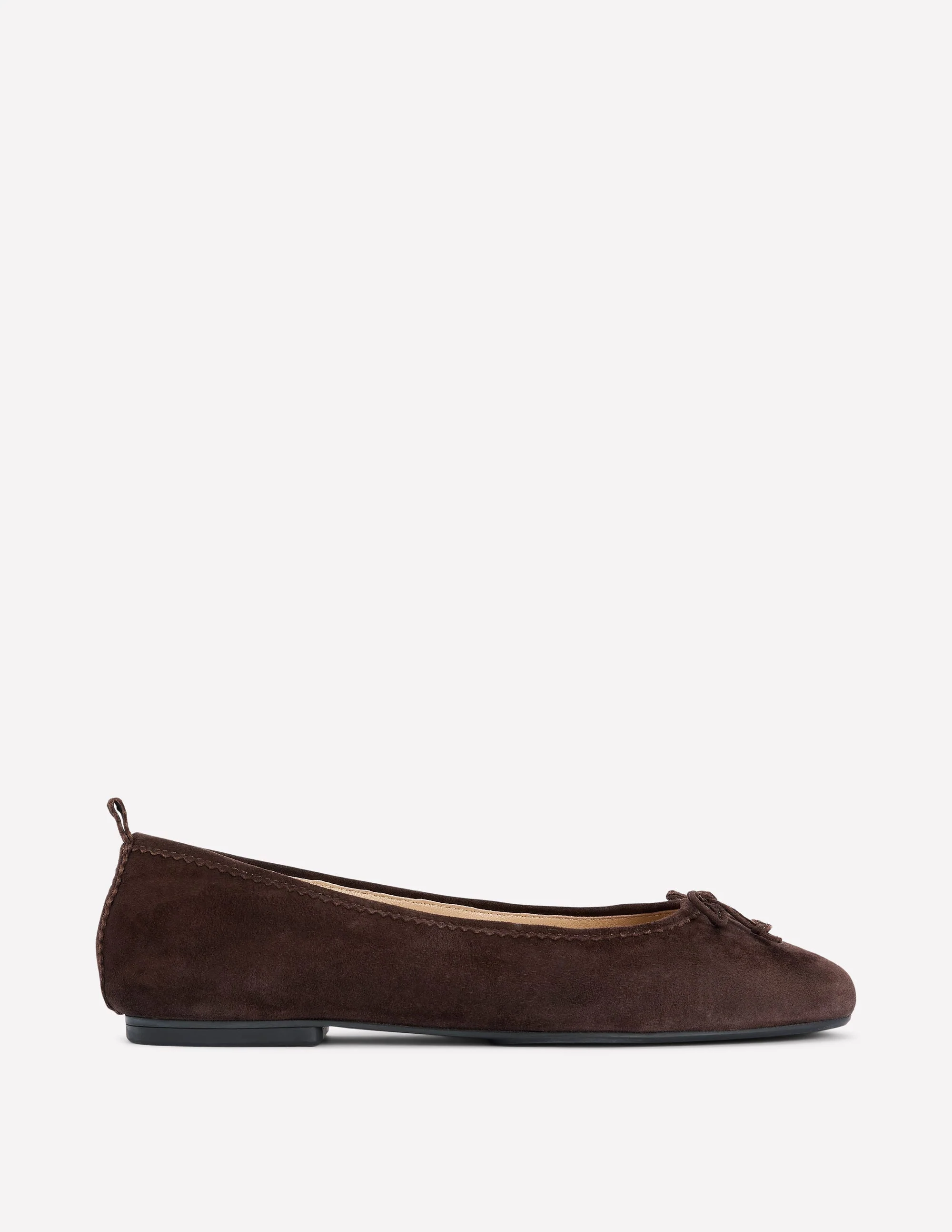 Kitty Flexi Sole Ballet Pumps-Chocolate