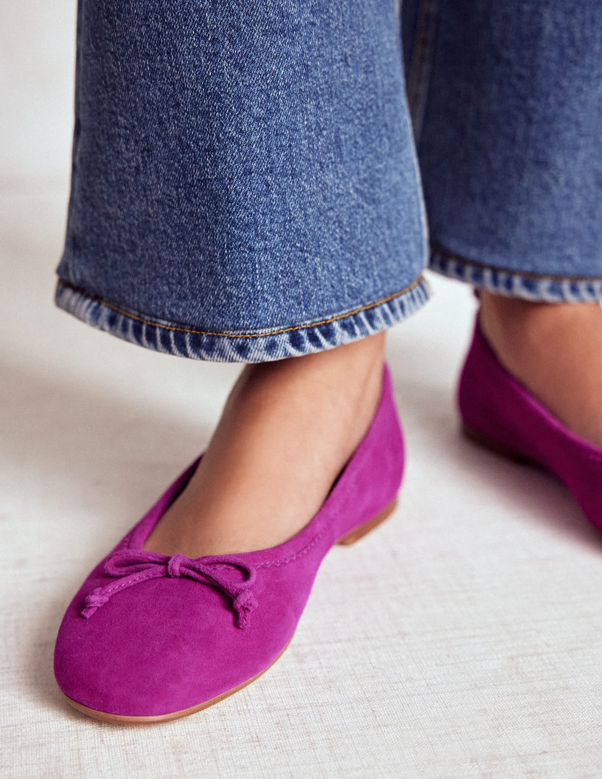 Kitty Flexi Sole Ballet Pumps-Regal Purple - Image 2