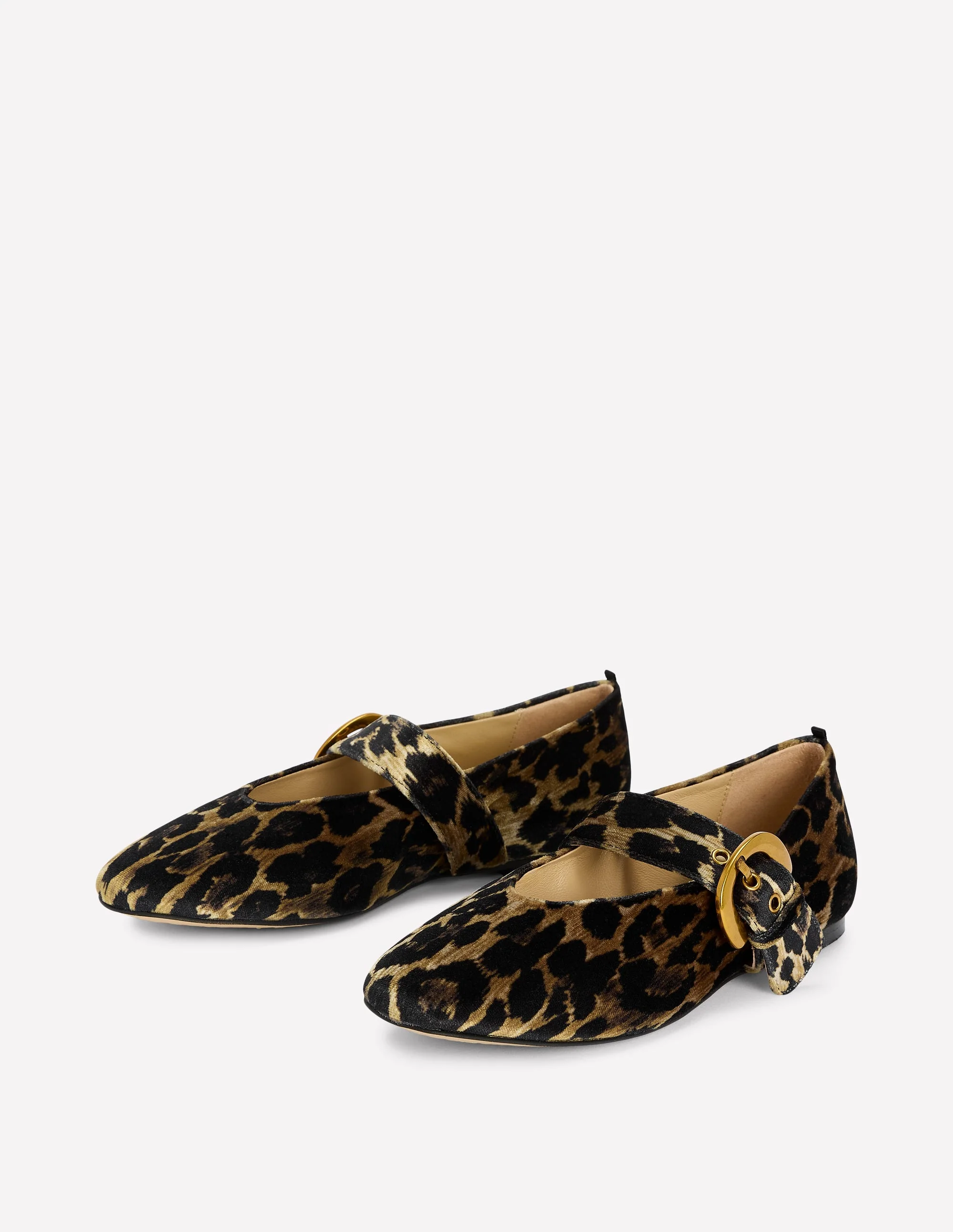 Kylie Flat Buckle Mary Janes-Leopard - Image 5