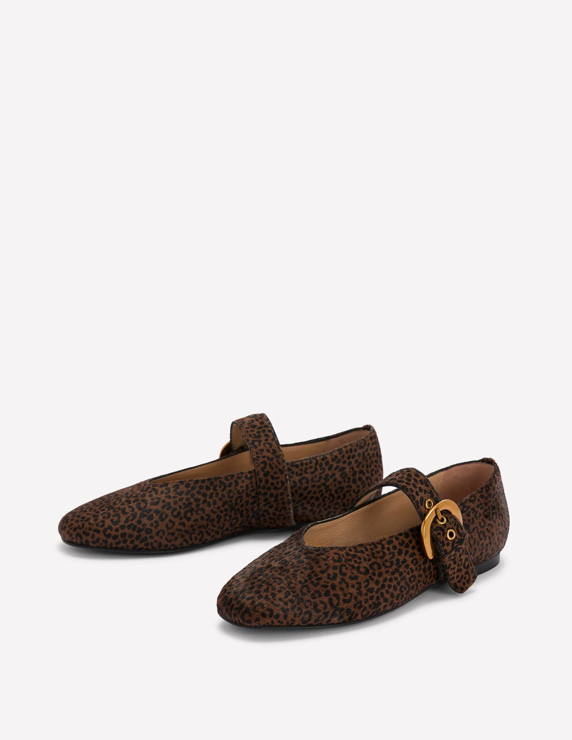 Kylie Flat Buckle Mary Janes-Mini Leopard - Image 4