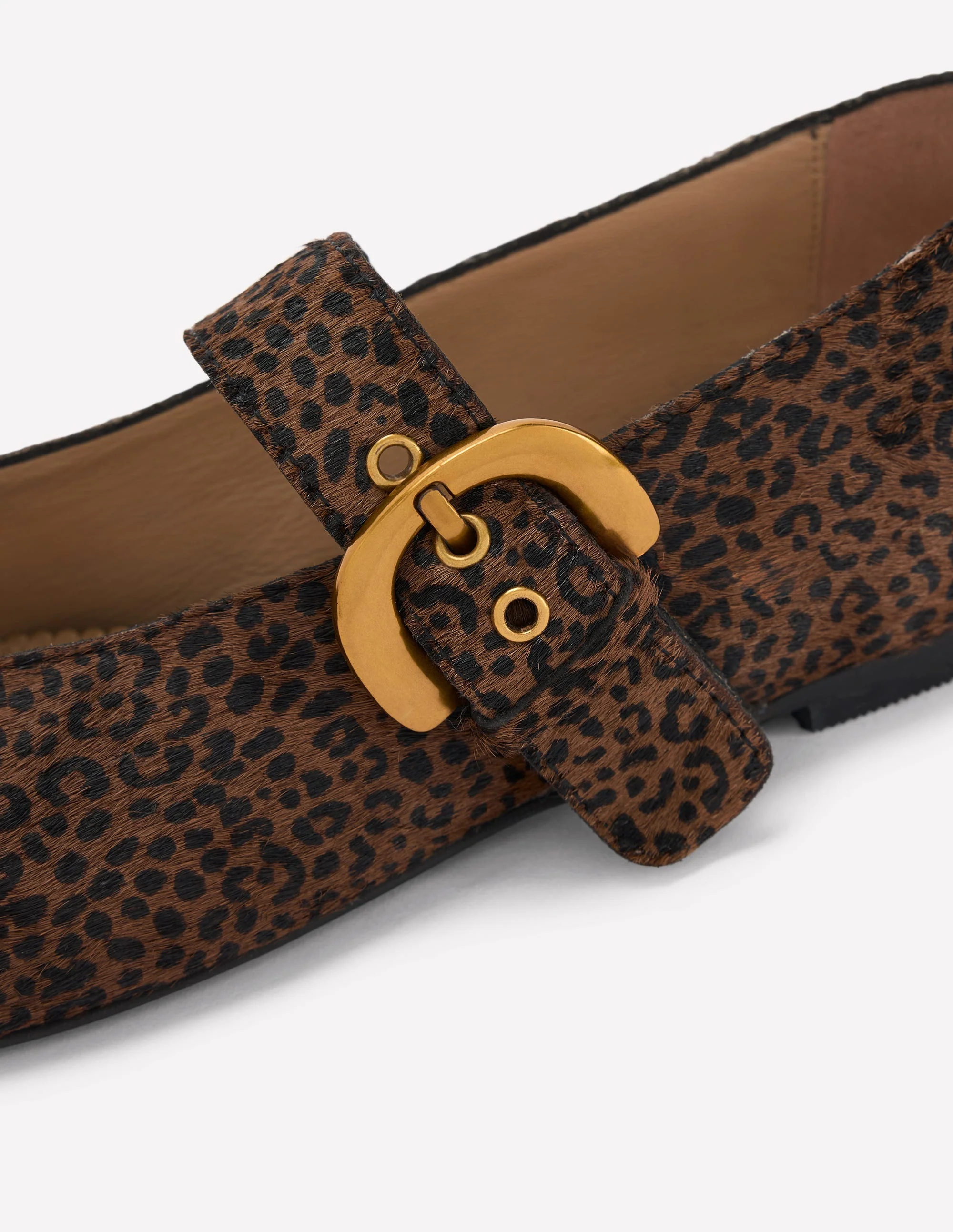 Kylie Flat Buckle Mary Janes-Mini Leopard - Image 5
