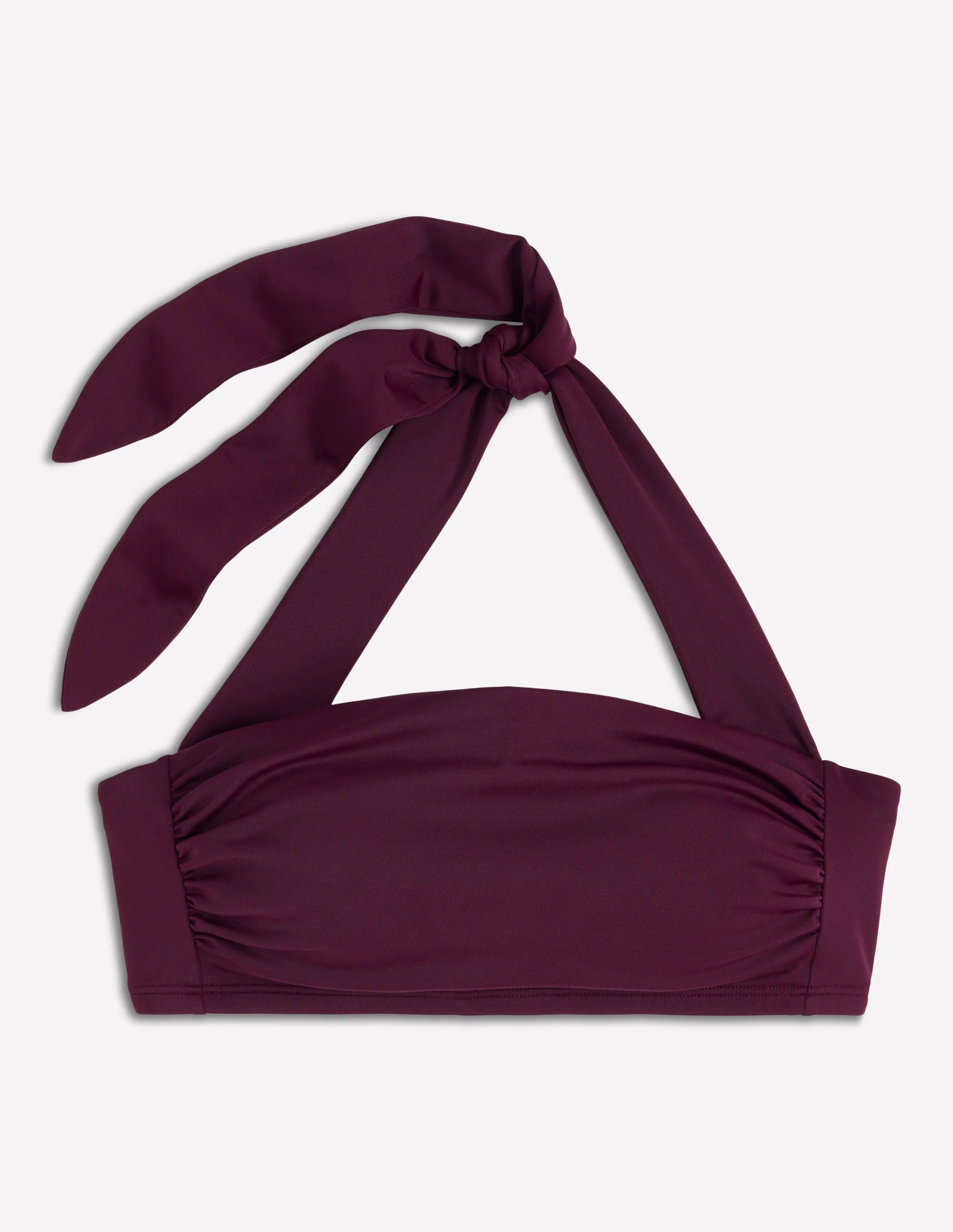 Kythira Ruched Bikini Top-Chocberry - Image 7