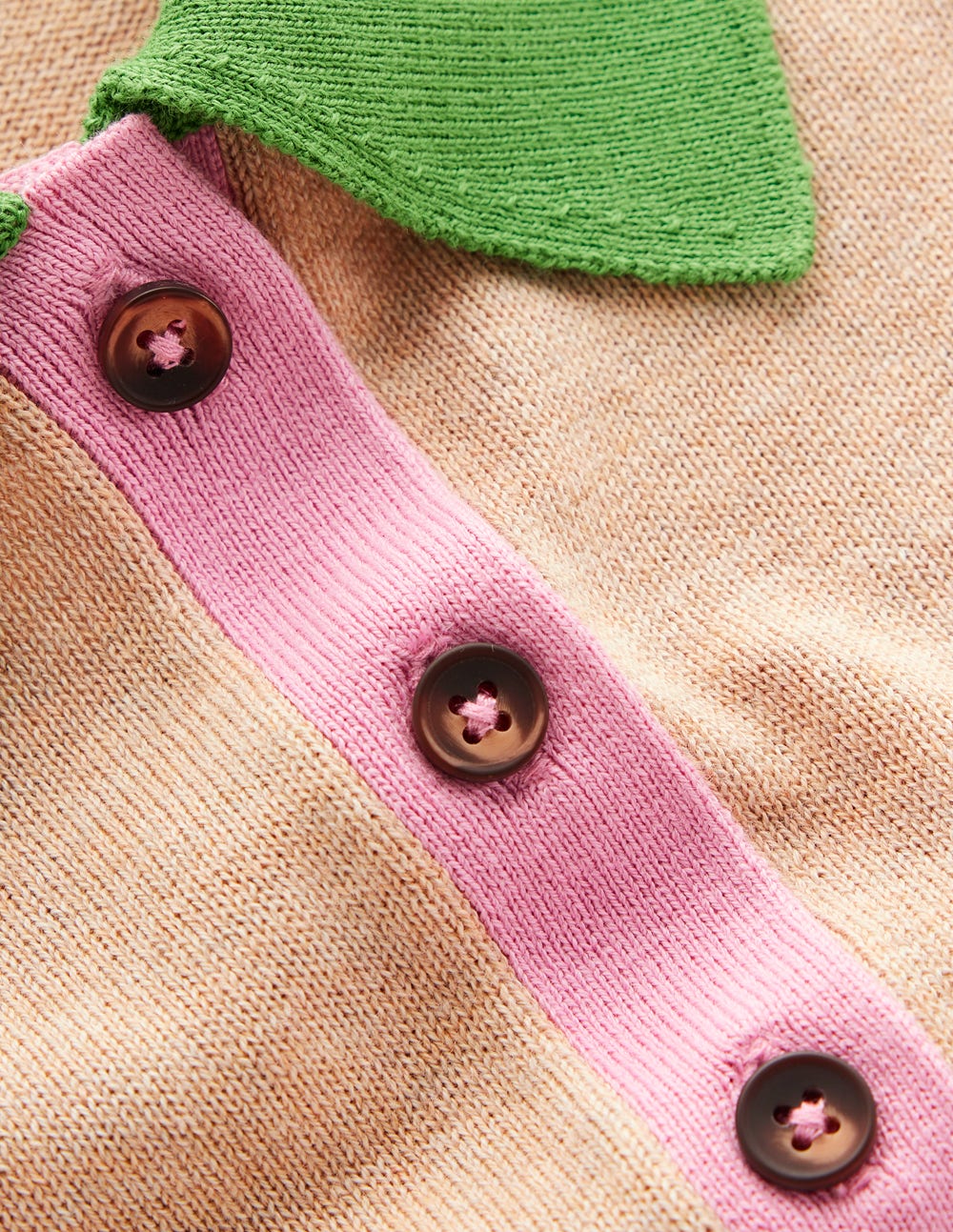 Lara Cotton Henley Jumper-Chinchilla Melange - Image 6