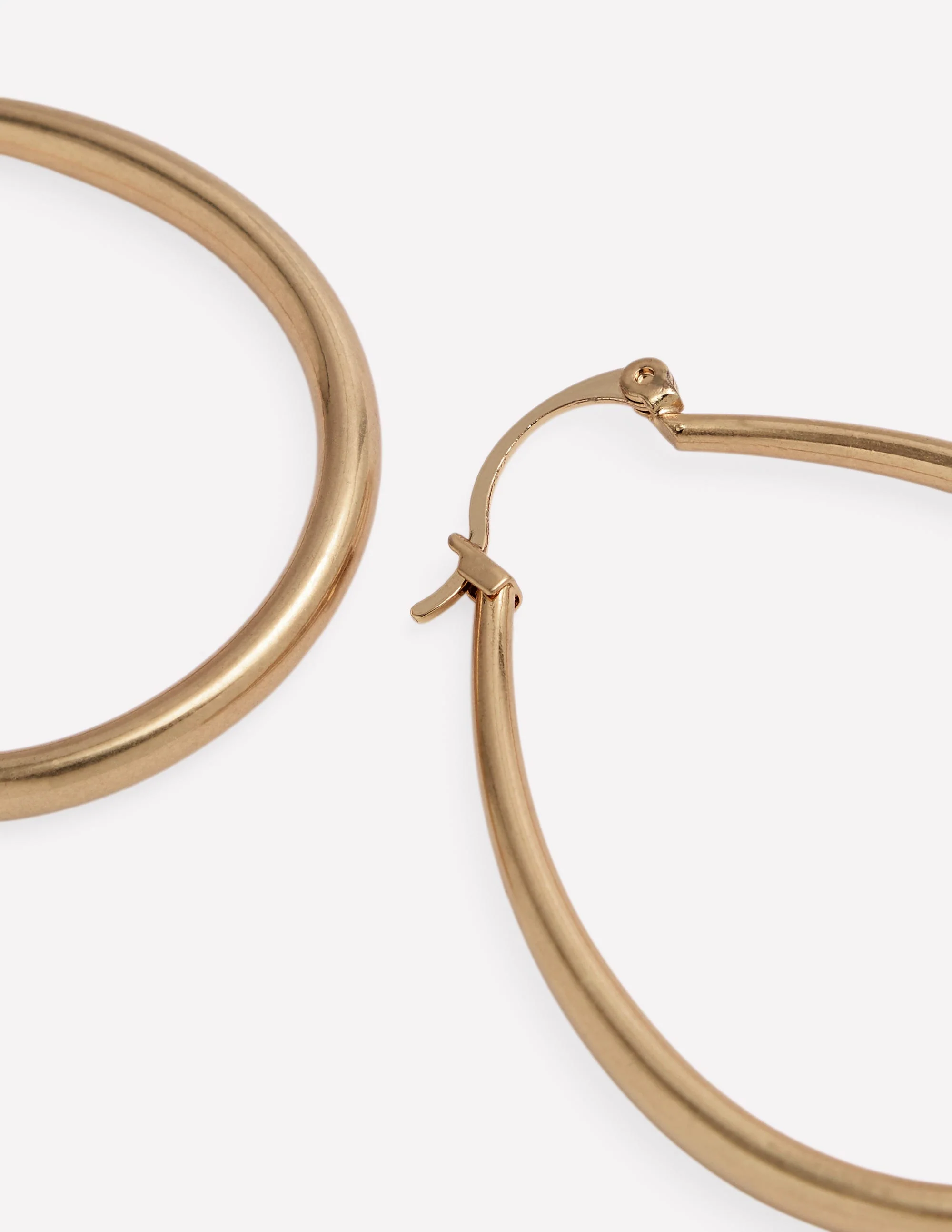 Large Metal Hoops-Gold Colour - Image 4