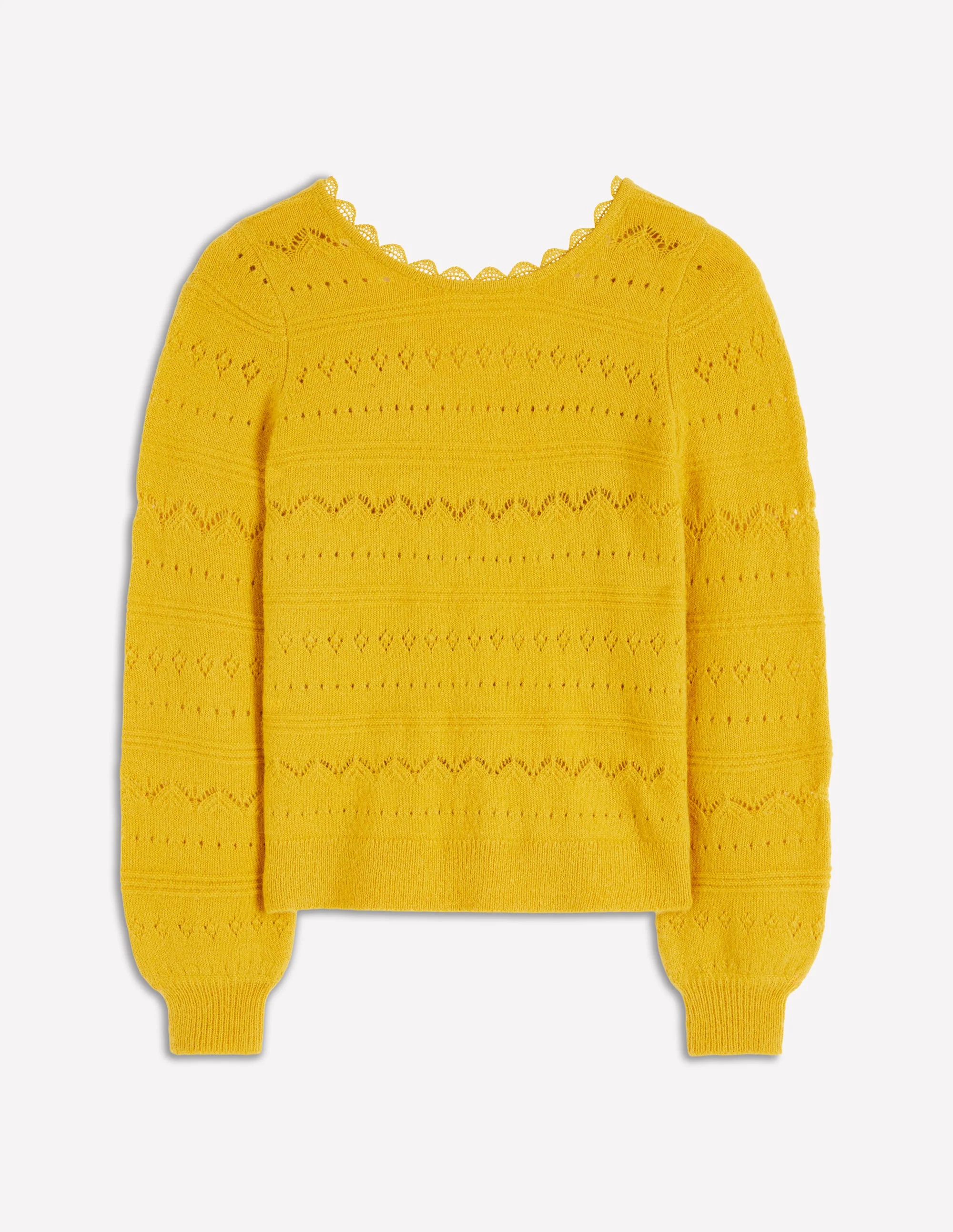 Leticia Lace Trim Jumper-Golden Rye - Image 5