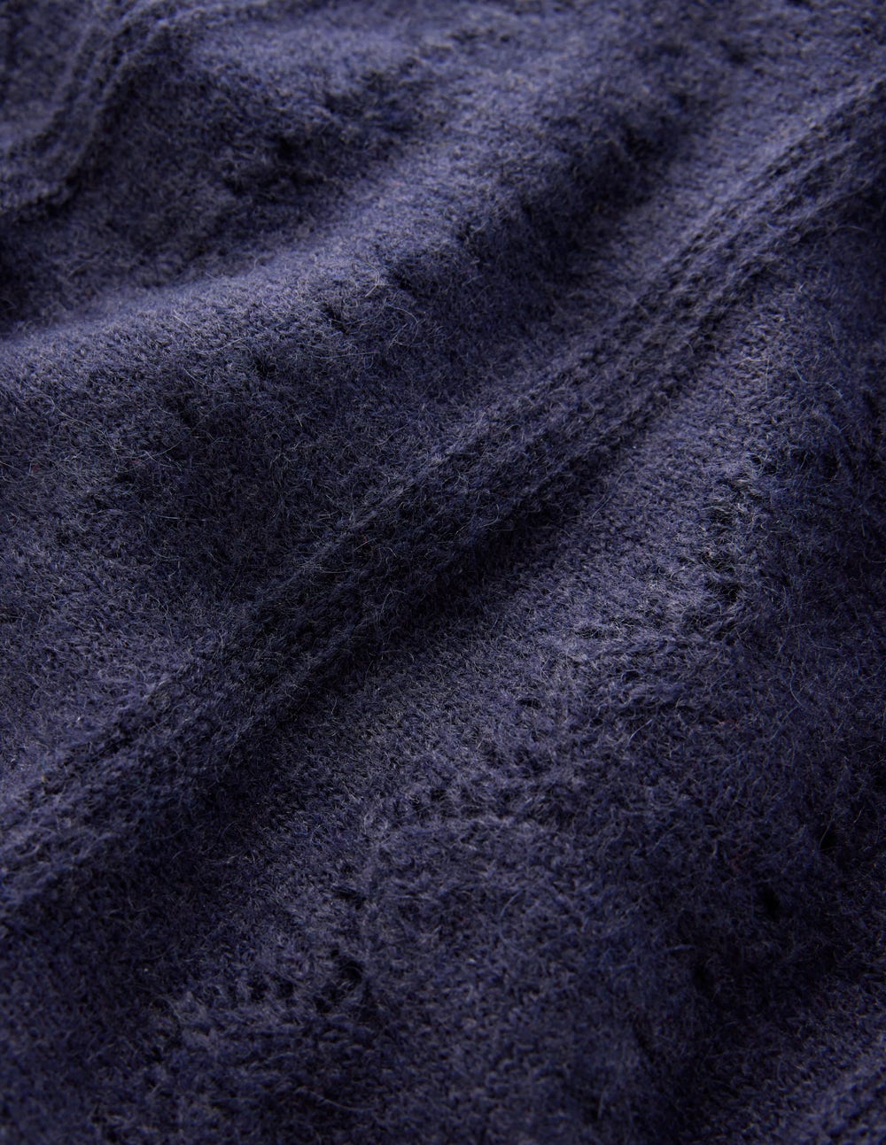 Leticia Lace Trim Jumper-Navy - Image 7
