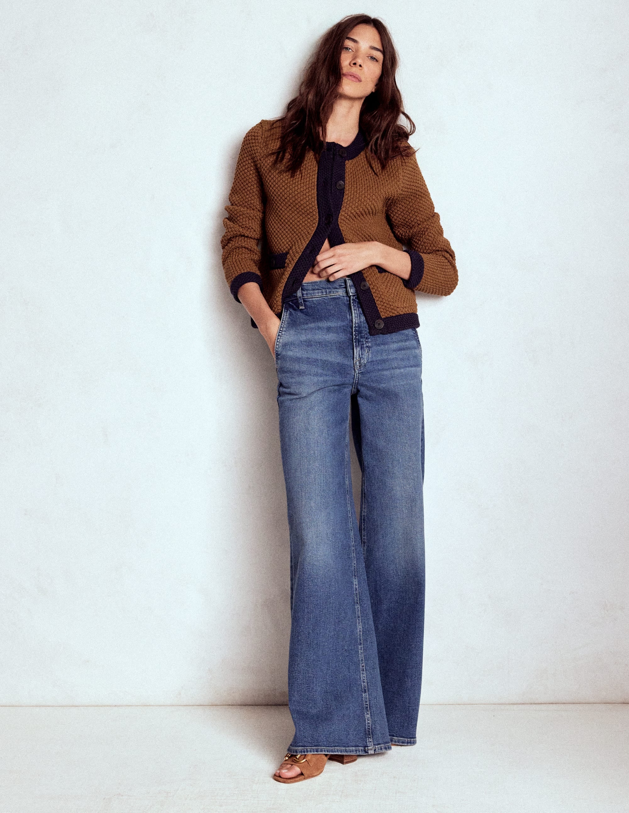 Libby Knitted Jacket-Camel - Image 5