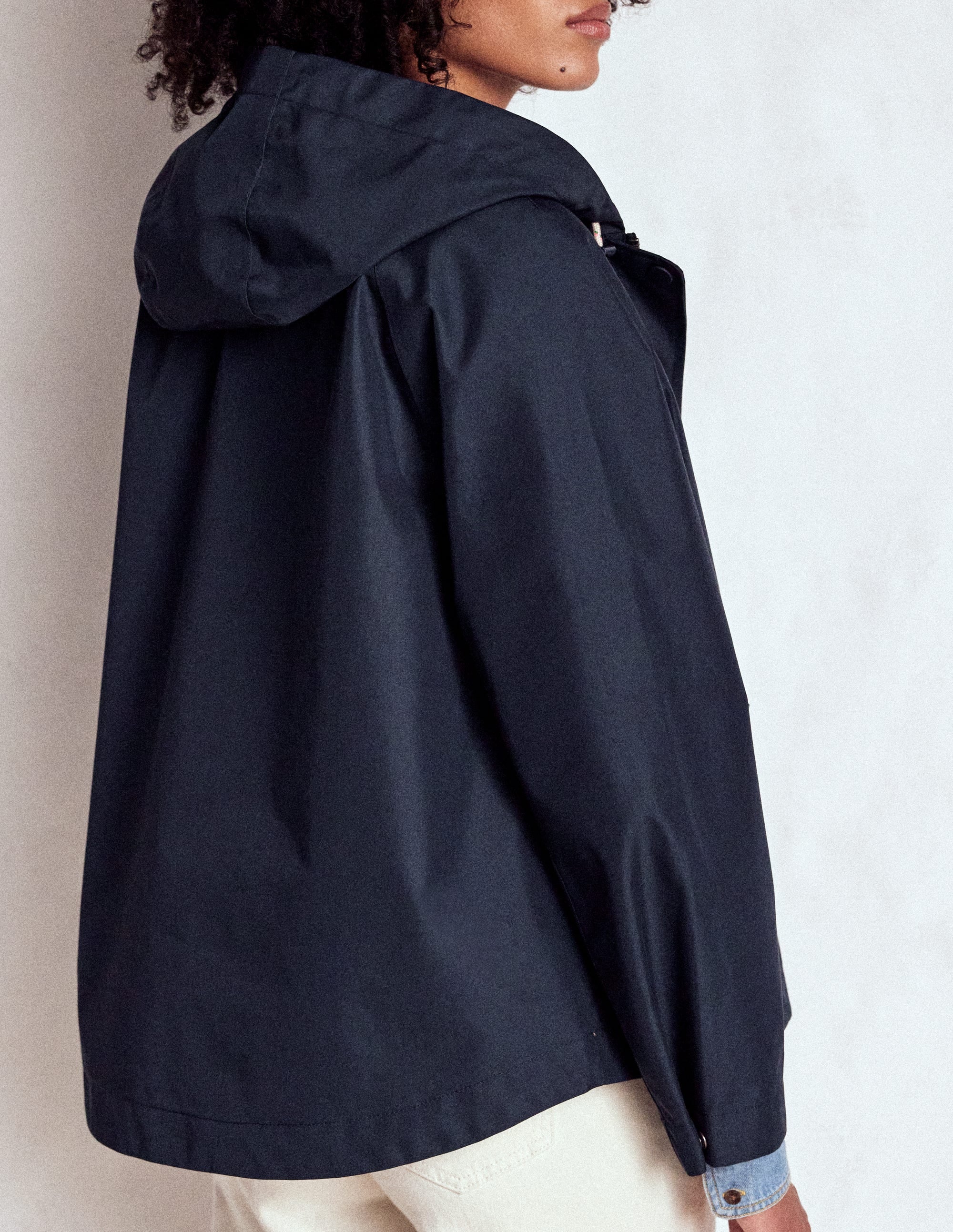 Lightweight Rain Mac-Navy - Image 3