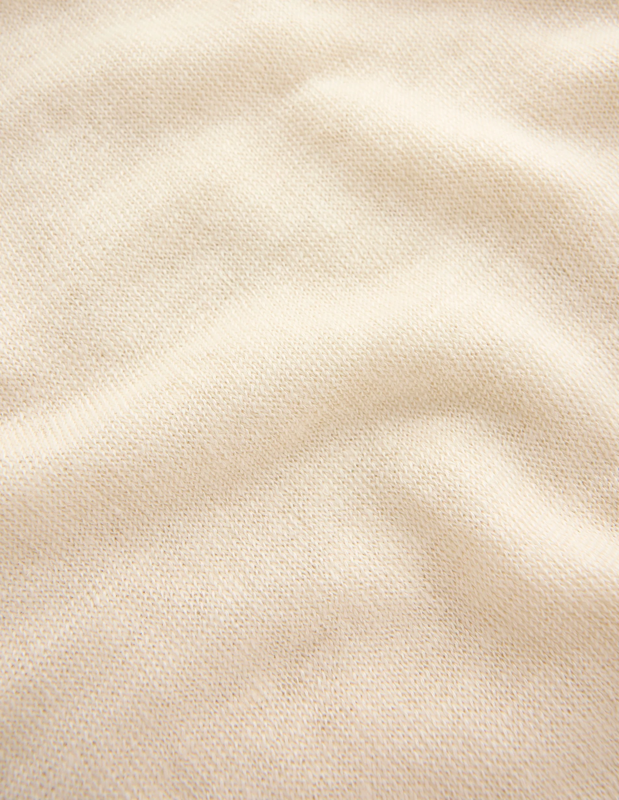 Liv Boat Neck Linen T-Shirt-Warm Ivory - Image 6