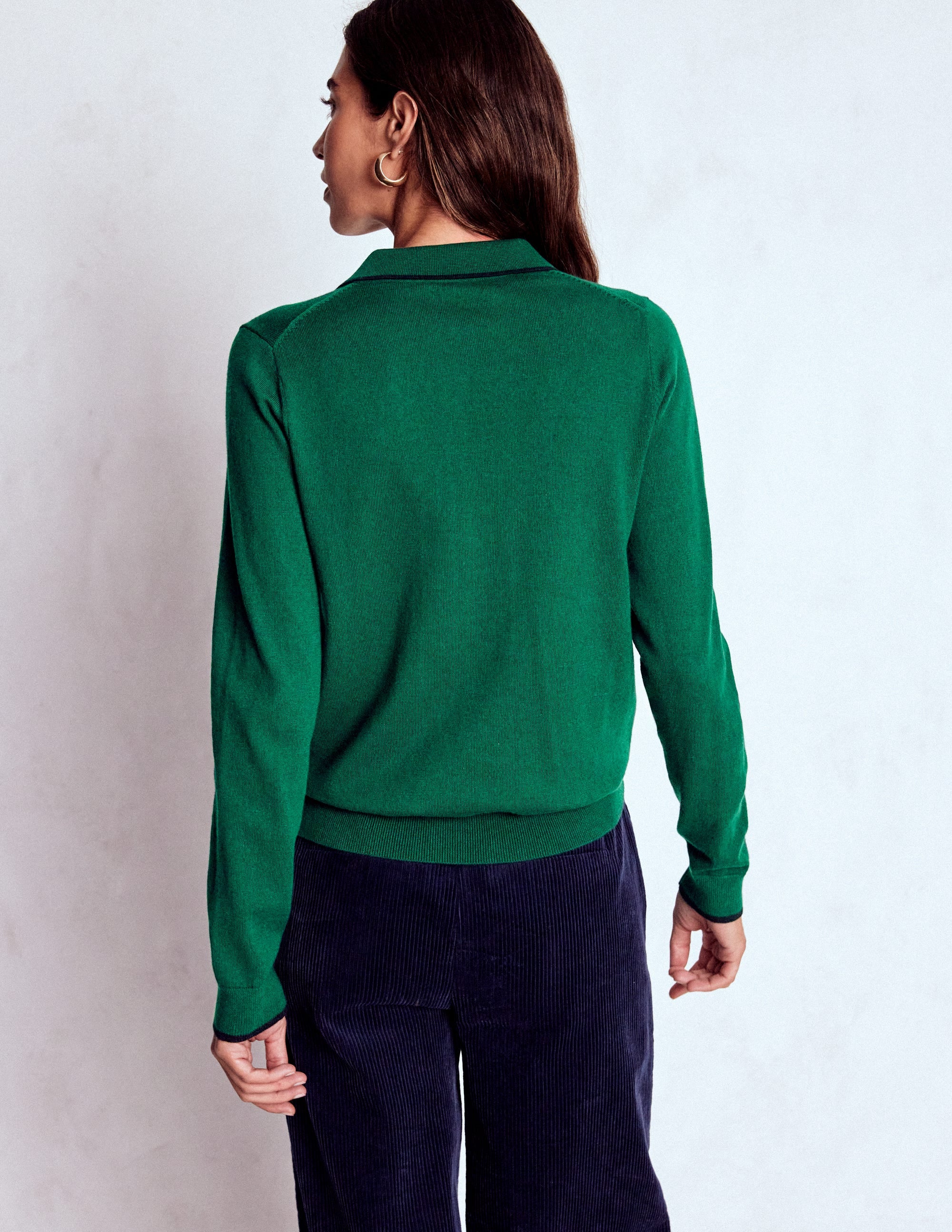 Liz Henley Jumper-Botanical Garden Green - Image 3