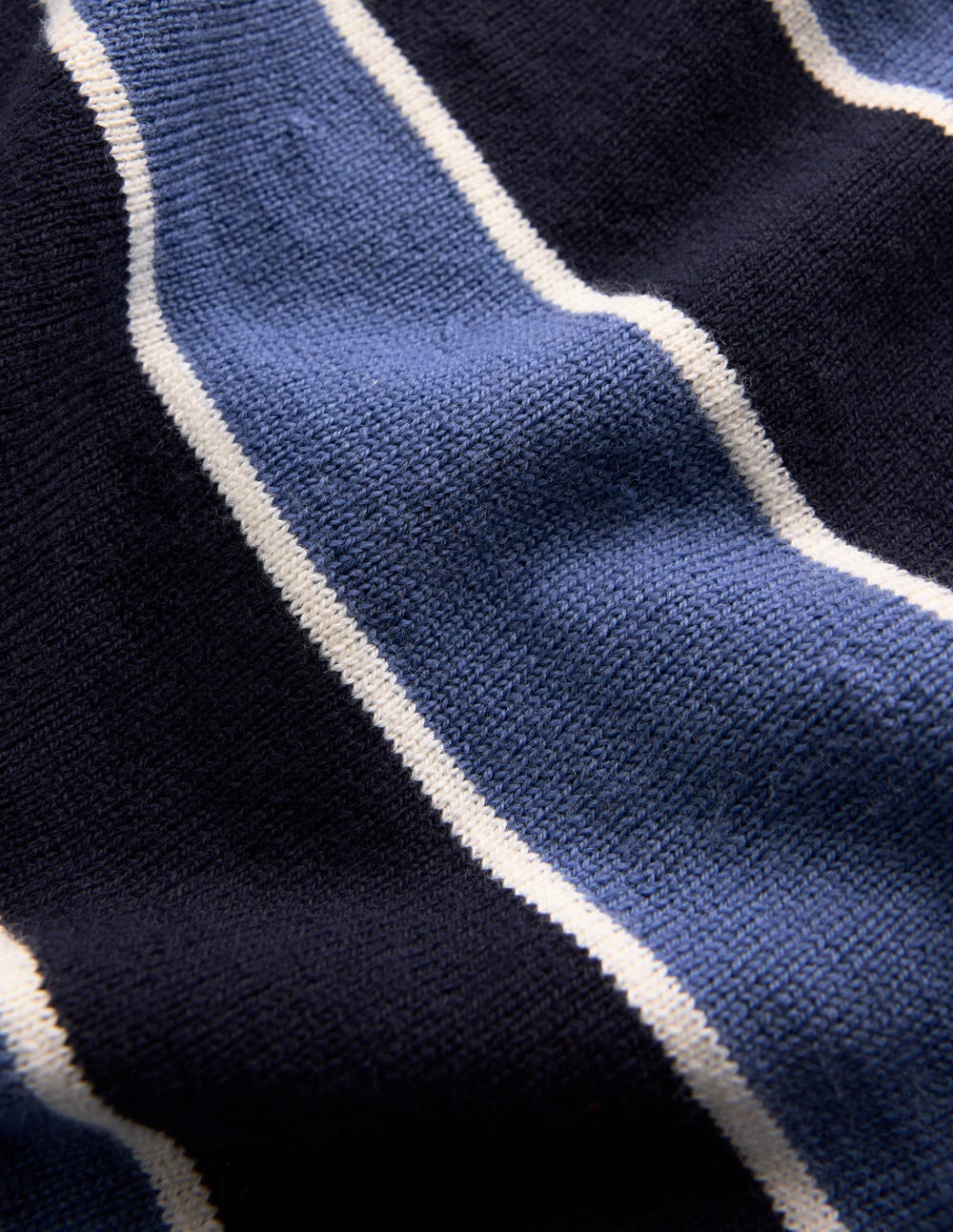Liz Knitted Midi Skirt-True Navy Stripe - Image 6