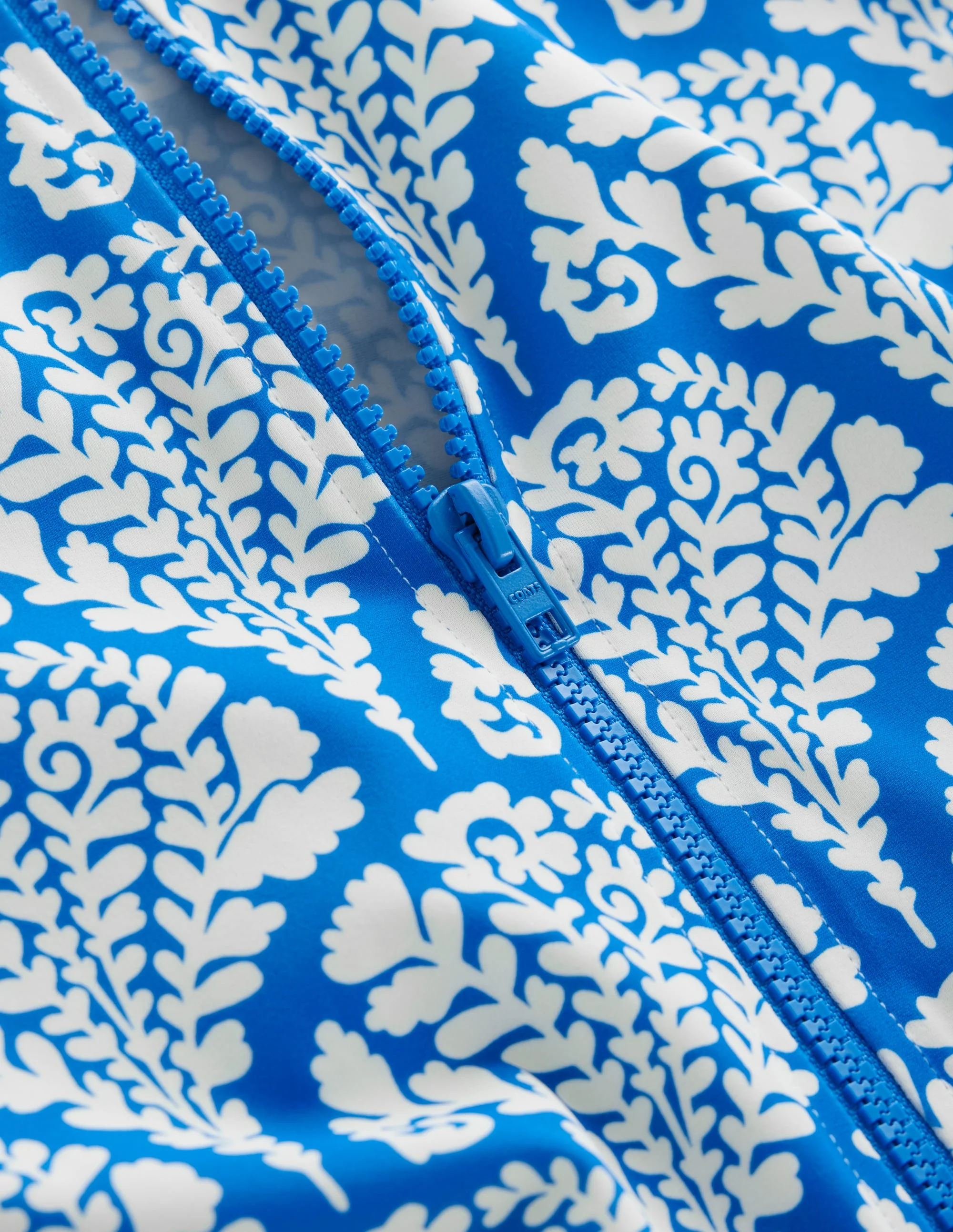 Long Sleeve Rash Guard Top-Bright Blue, Blossomy - Image 8