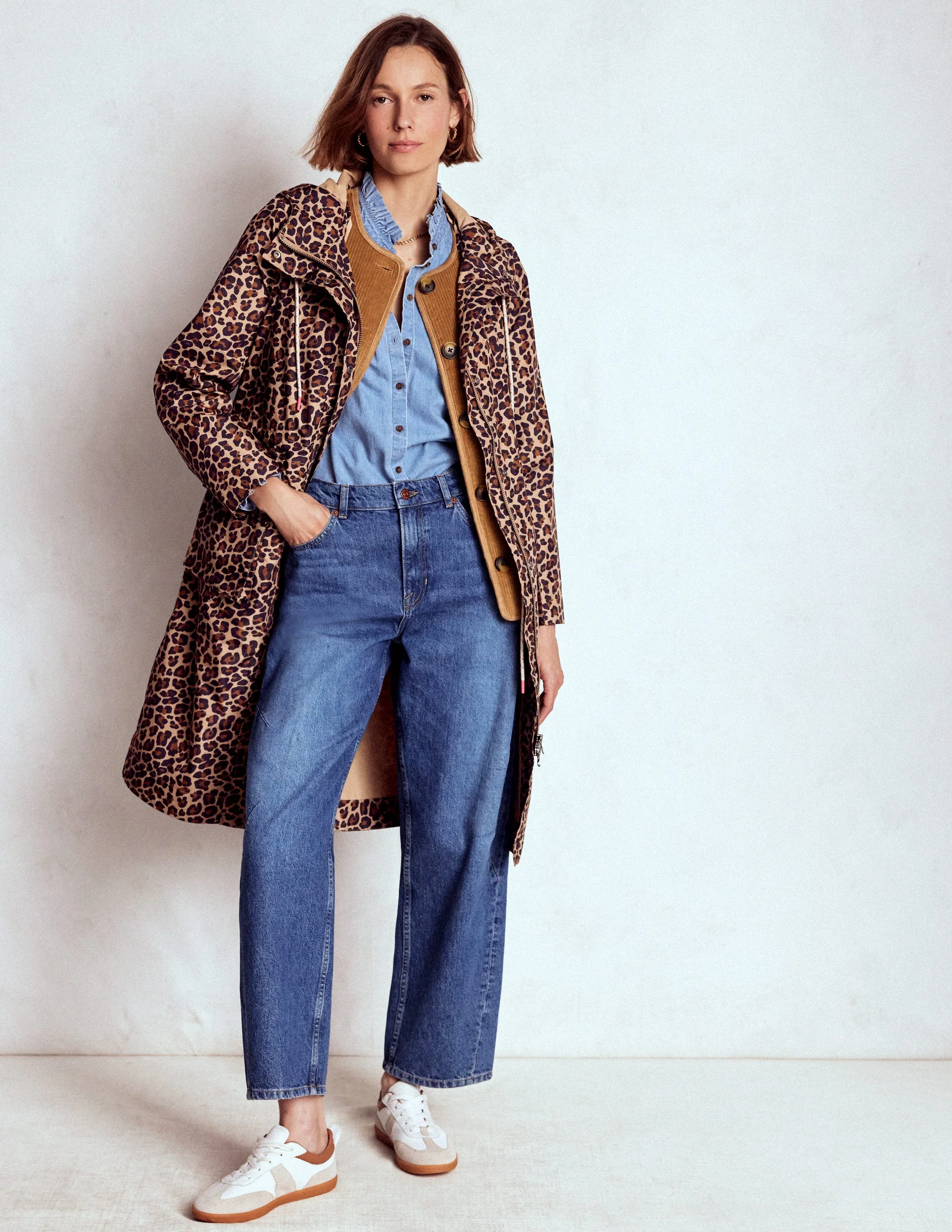 Longline Rain Mac-Multi, Cheetah Pop - Image 5