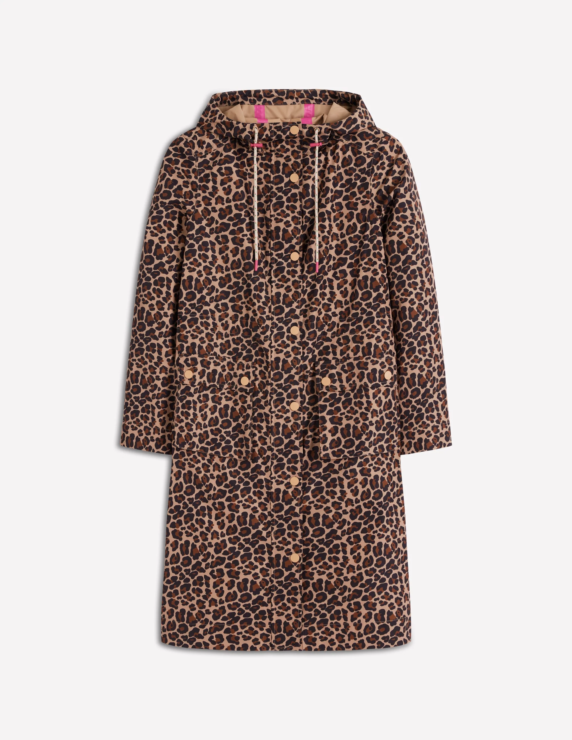 Longline Rain Mac-Multi, Cheetah Pop - Image 6