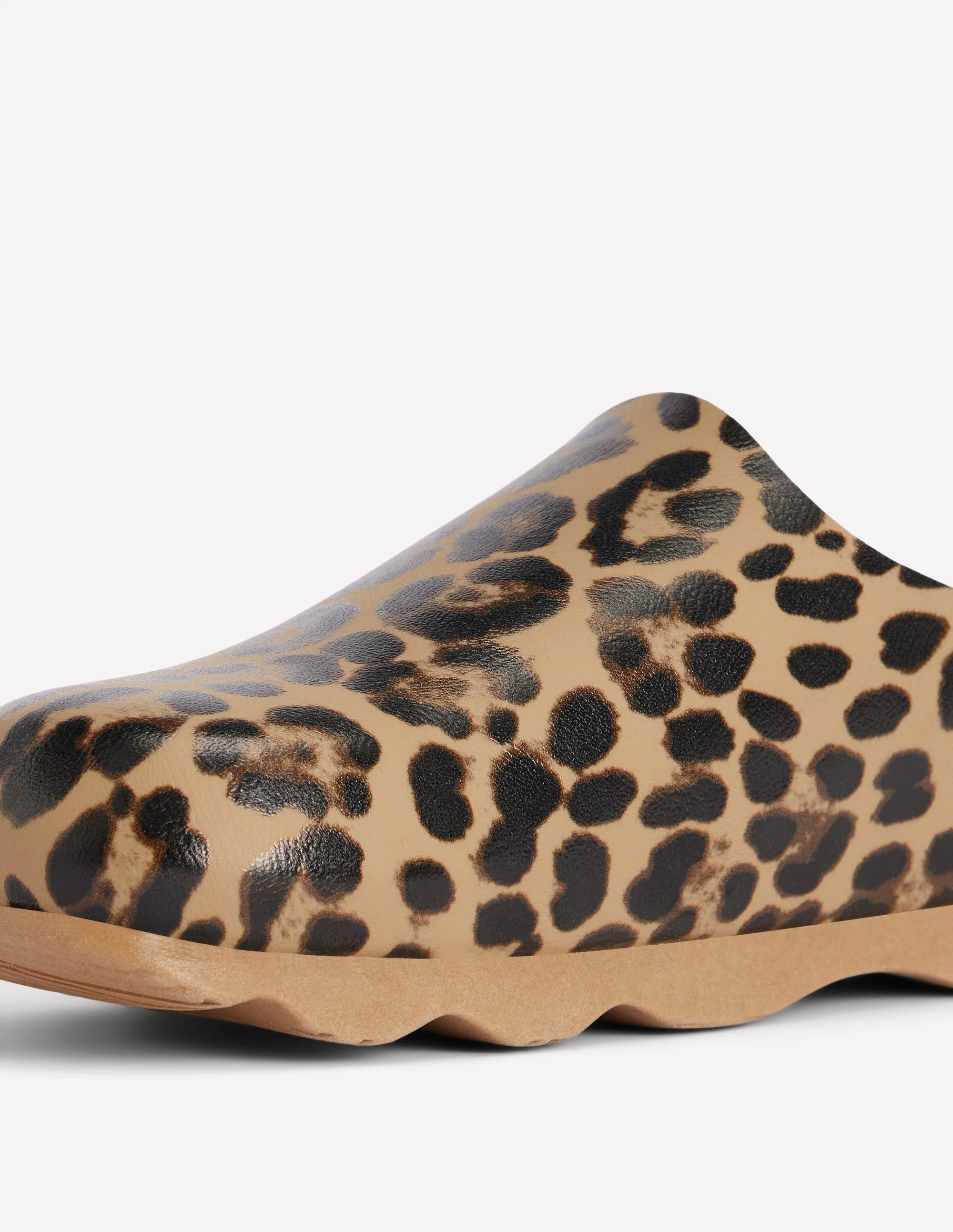 Lyla Colour Block Clogs-Leopard - Image 4