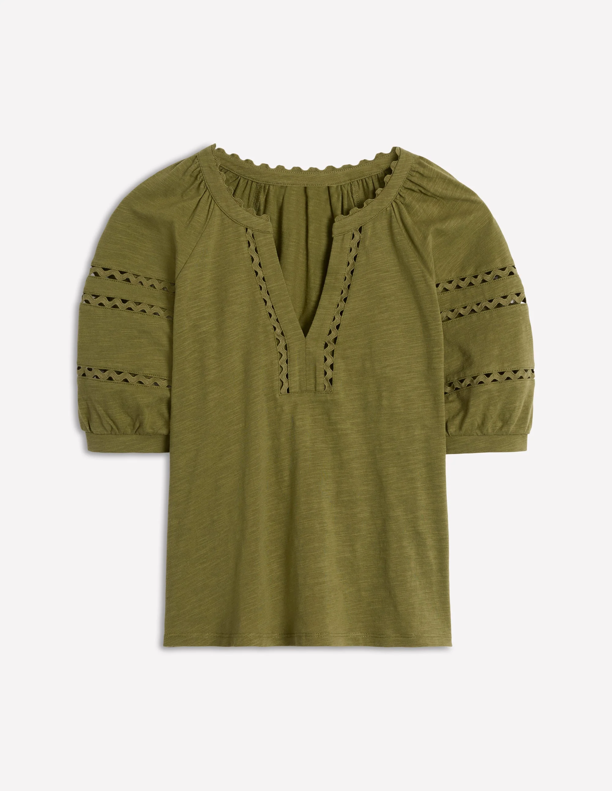 Maisy Rikrak Trim Top-Mayfly - Image 6