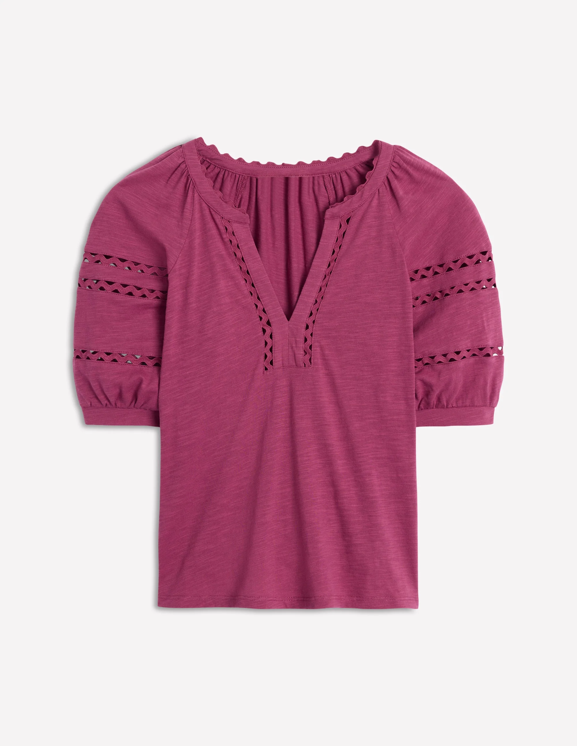 Maisy Rikrak Trim Top-Violet Quartz - Image 6