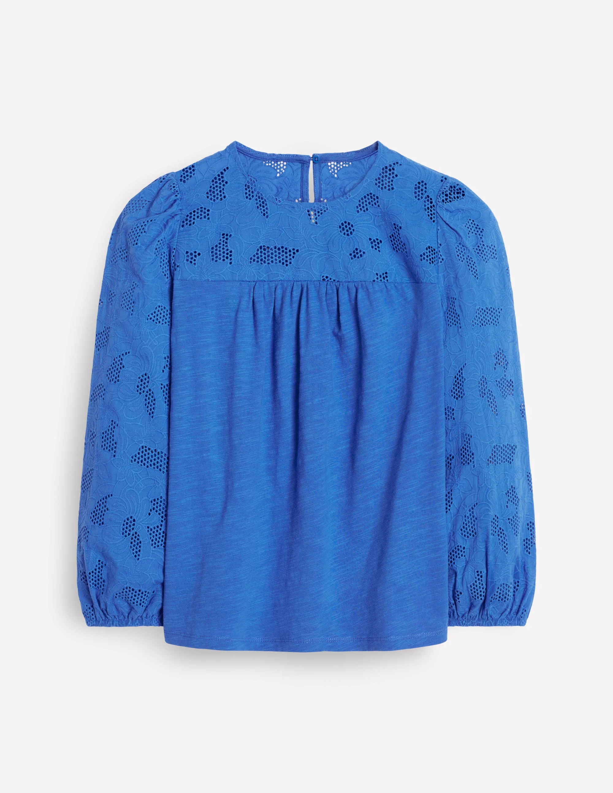 May Broderie Top-Cabana Blue - Image 4