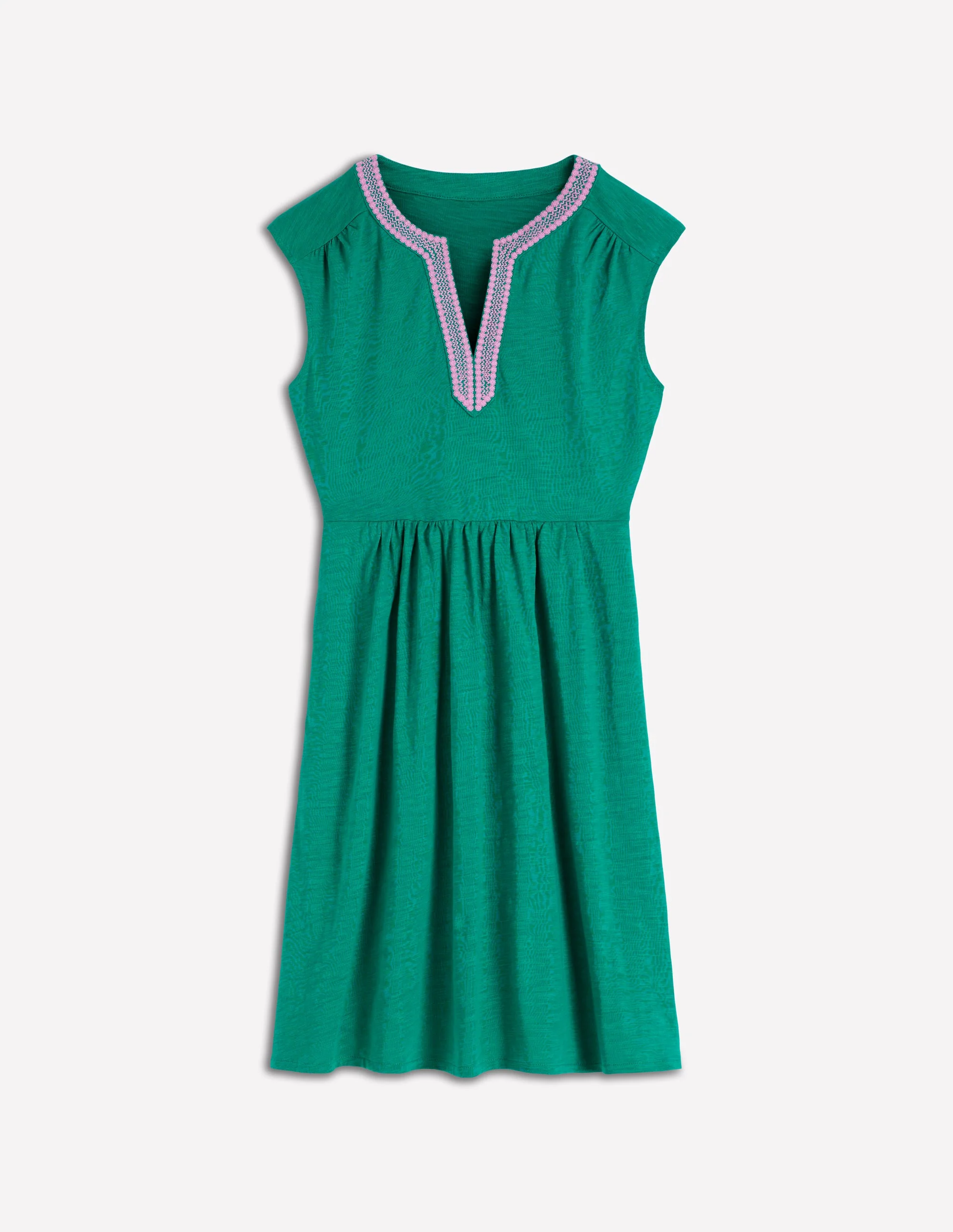 May Jersey Short Dress-Deep Teal - Image 5