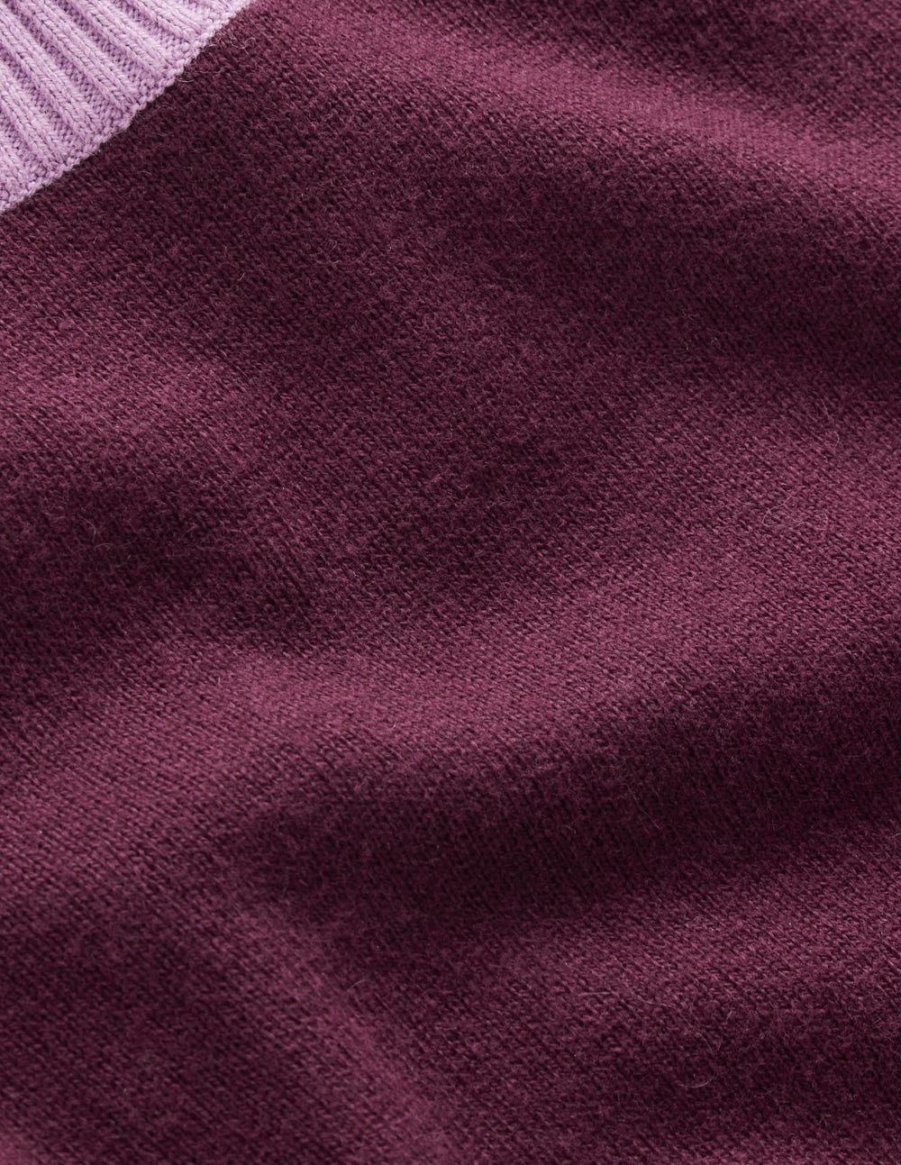 Meg Raglan Sleeve Jumper-Plum Jam, Colour Block - Image 7